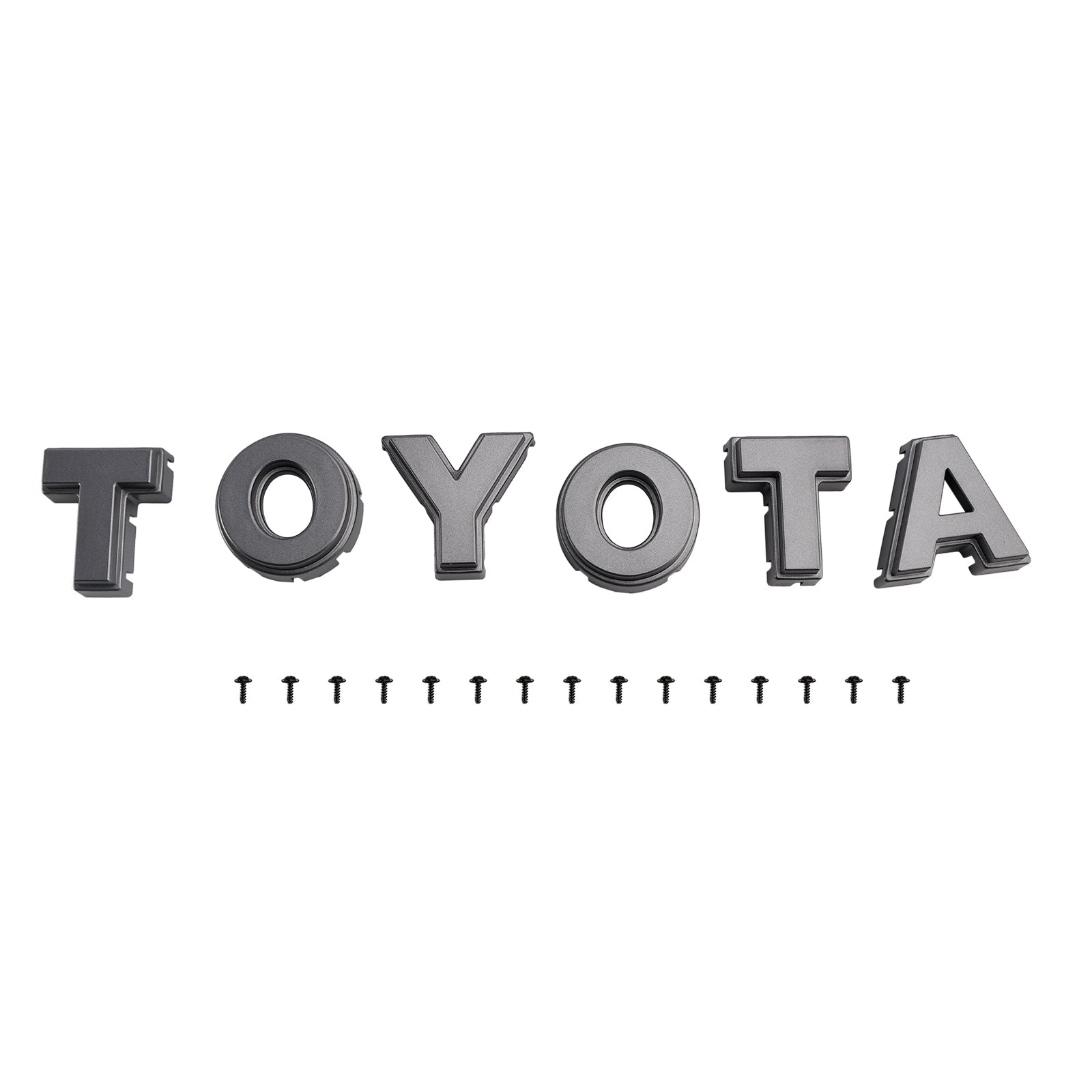 Matte Black Front Bumper Grill Grille Fit Toyota Tundra 2000-2002 W/LED