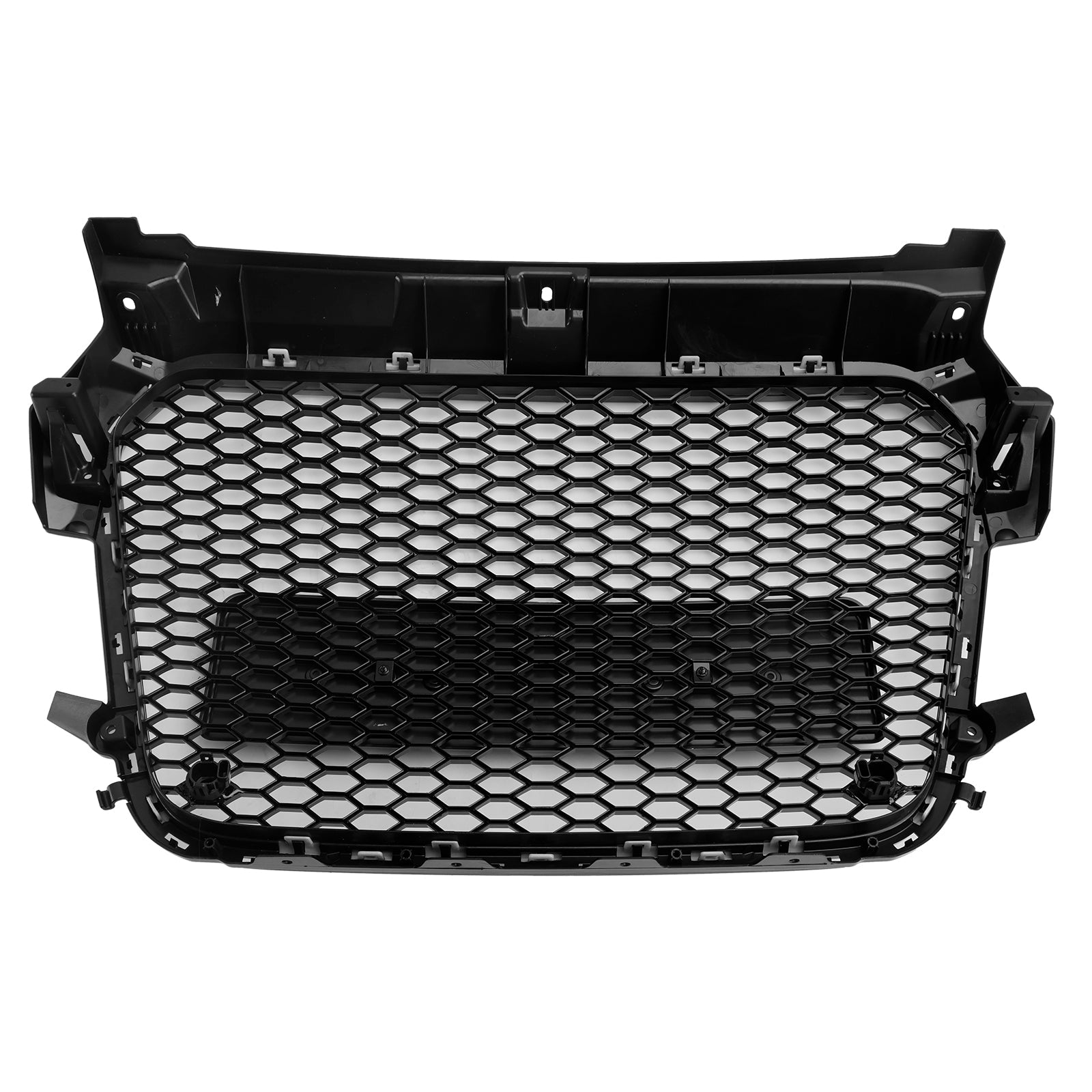 2010 2011 2012 2013 2014 Audi A1 S1 Pre-Facelift Gloss Black Front Honeycomb Bumper Grill Grille