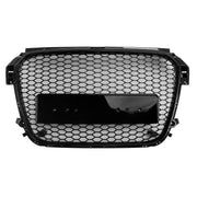 2010 2011 2012 2013 2014 Audi A1 S1 Pre-Facelift Gloss Black Front Honeycomb Bumper Grill Grille