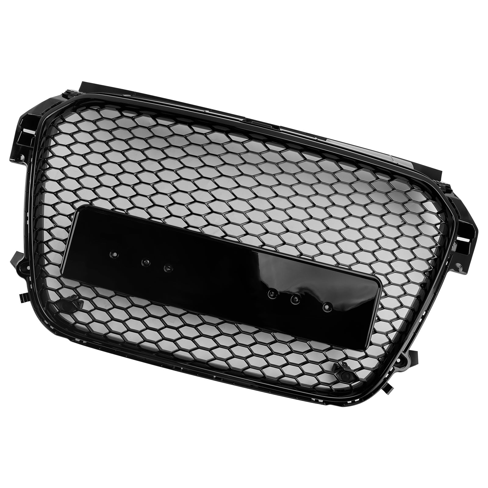 2010 2011 2012 2013 2014 Audi A1 S1 Pre-Facelift Gloss Black Front Honeycomb Bumper Grill Grille