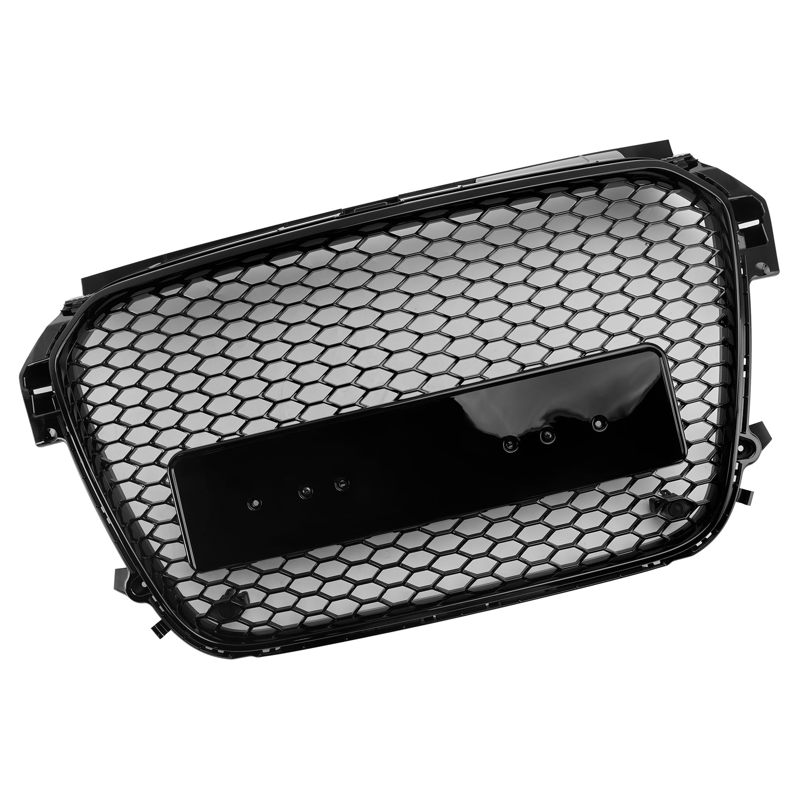 2010 2011 2012 2013 2014 Audi A1 S1 Pre-Facelift Gloss Black Front Honeycomb Bumper Grill Grille