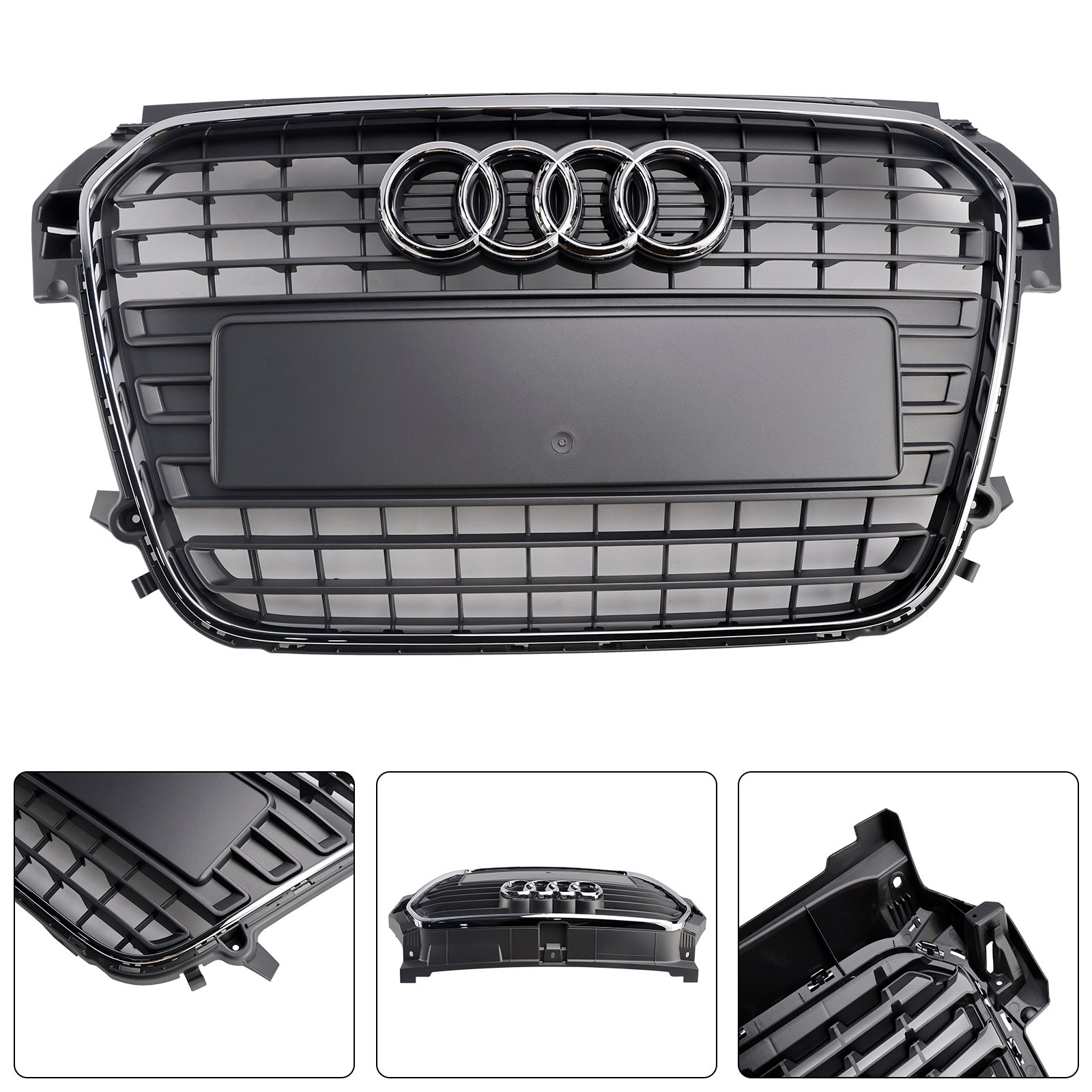 Audi A1 S-Line MK1 2010-2014 Chrome Front Bumper Grill Grille