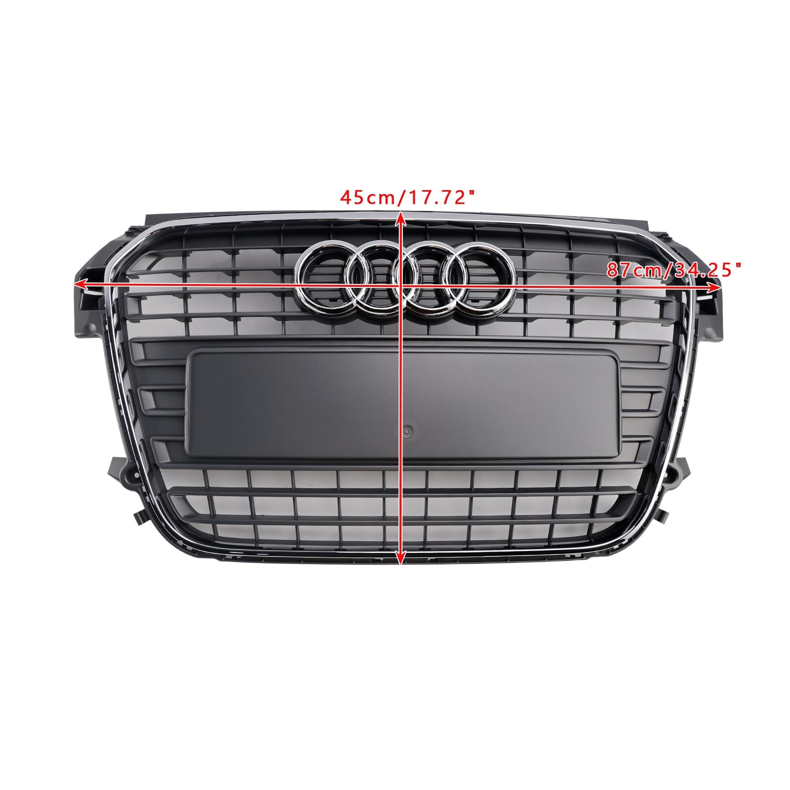Audi A1 S-Line MK1 2010-2014 Chrome Front Bumper Grill Grille