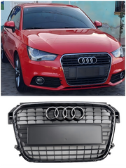 2010 2011 2012 2013 2014 Audi A1 S-Line MK1 Chrome Front Bumper Grill Grille