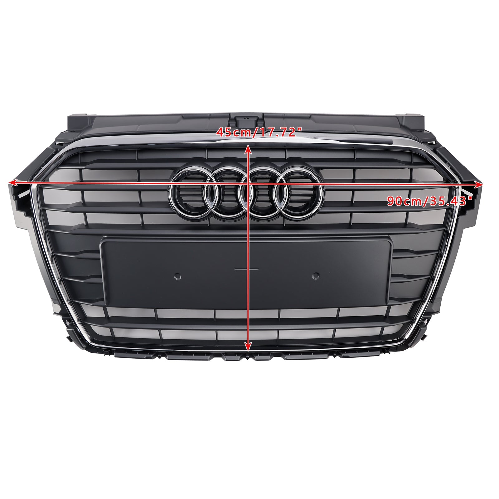 2016 2017 2018 2019 Audi A1 S1 MK1 Facelift Chrome Front Bumper Grille Grill 8XA853651B 8XA853651