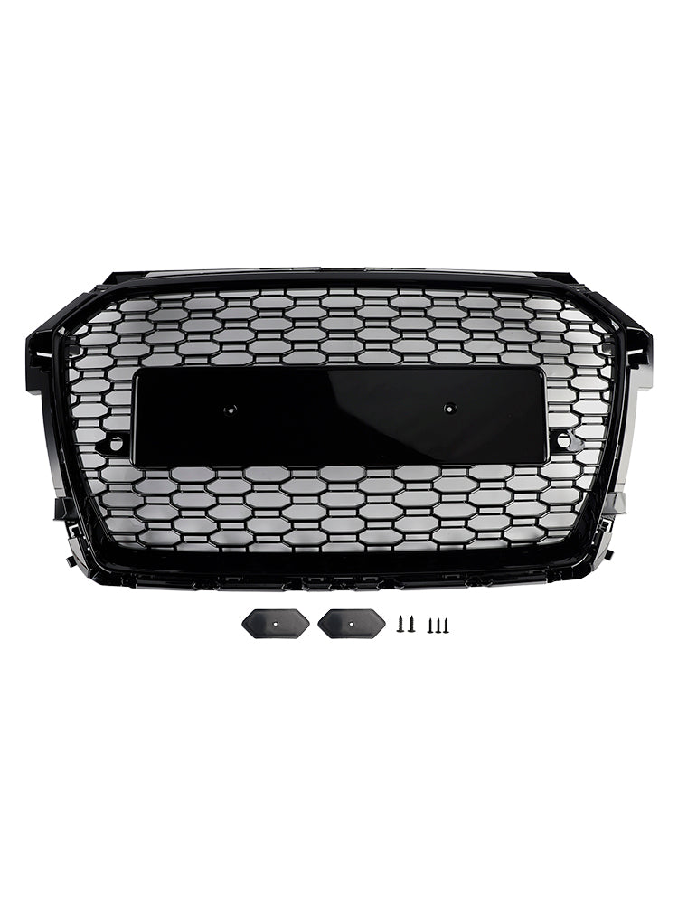 2016 2017 2018 2019 Audi A1 S1 8X Facelift RS Style Honeycomb Bumper Grille Black