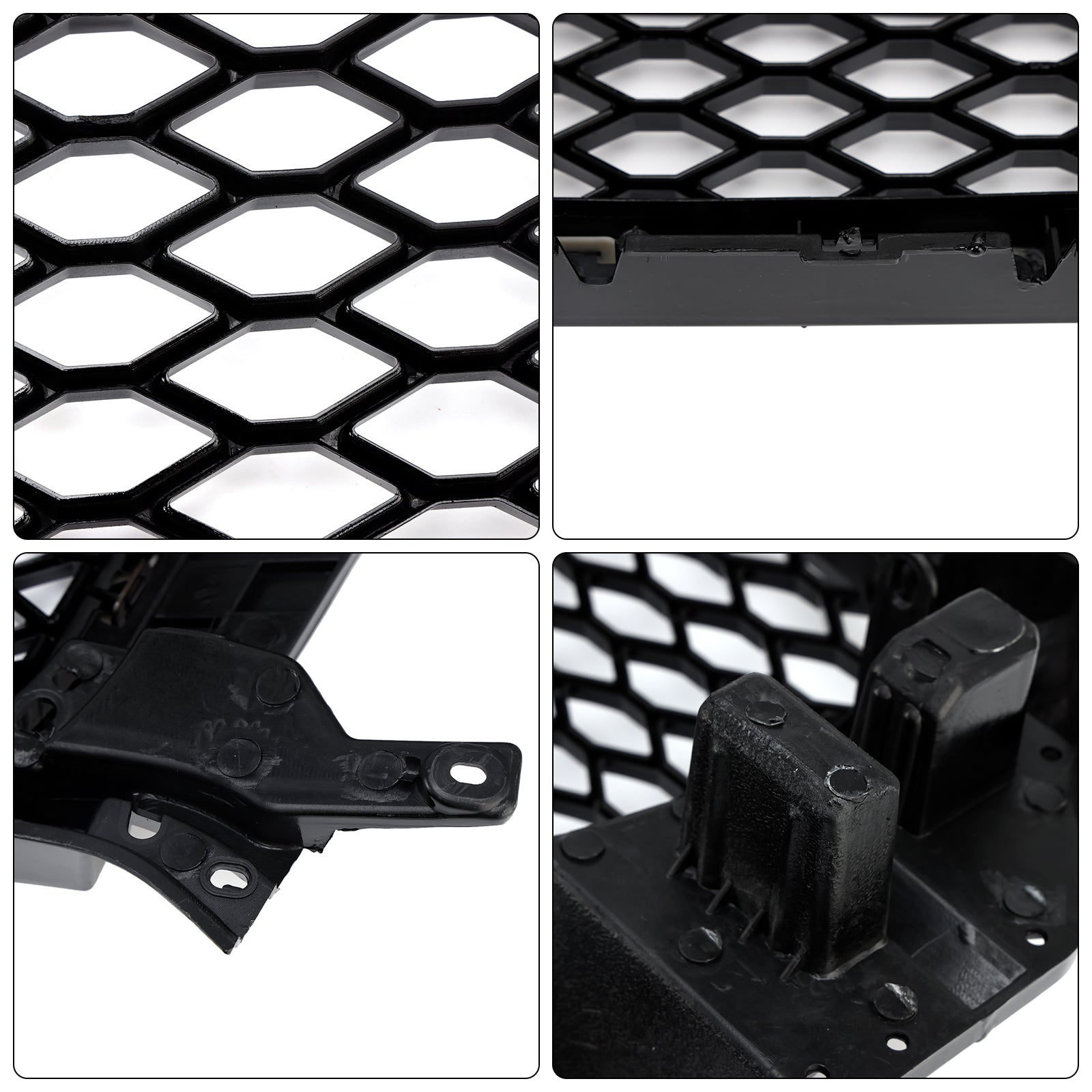 2011-2015 Audi Q3 S-Line RSQ3 Style Front Honeycomb Mesh Grille Gloss Black