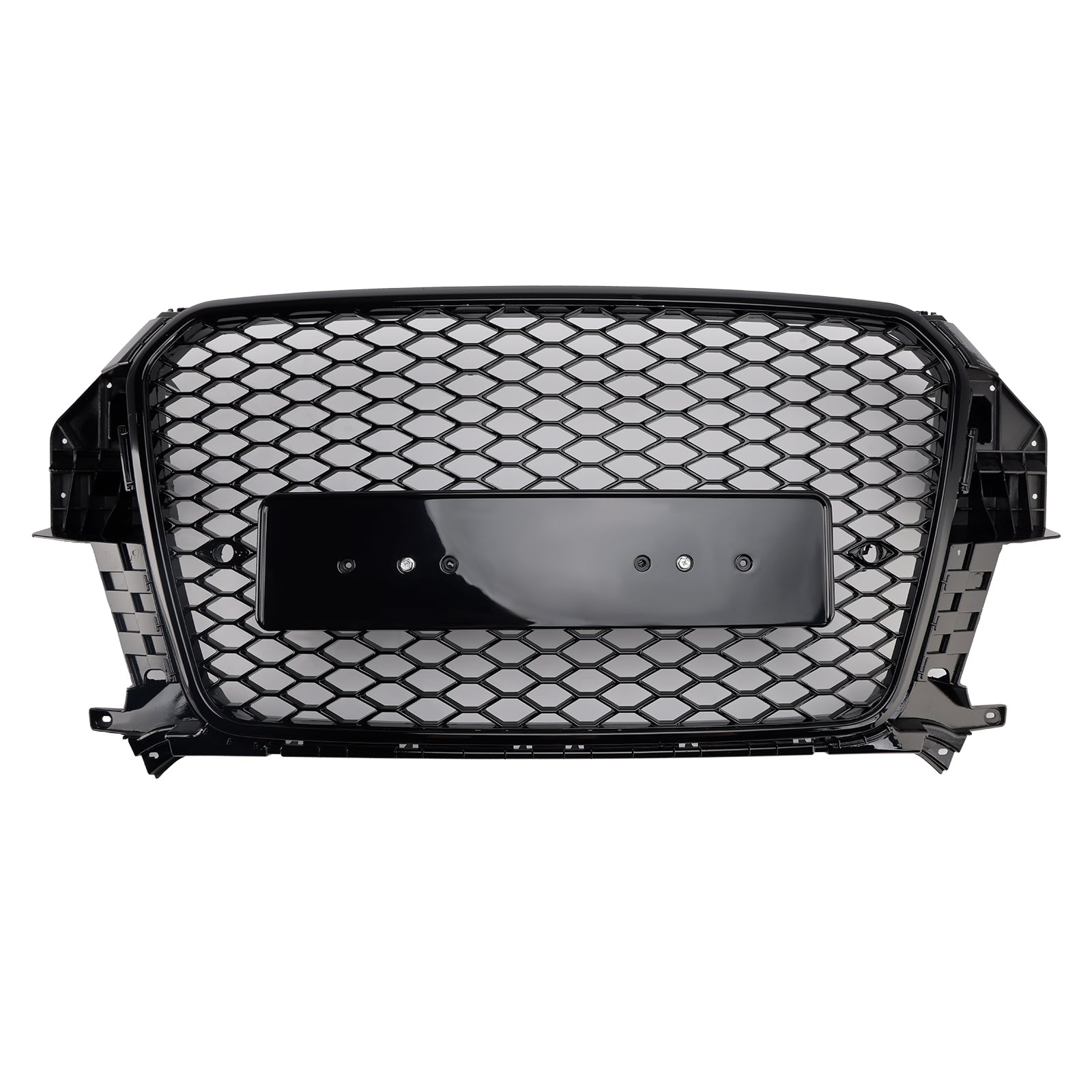 2011-2015 Audi Q3 S-Line RSQ3 Style Front Honeycomb Mesh Grille Gloss Black