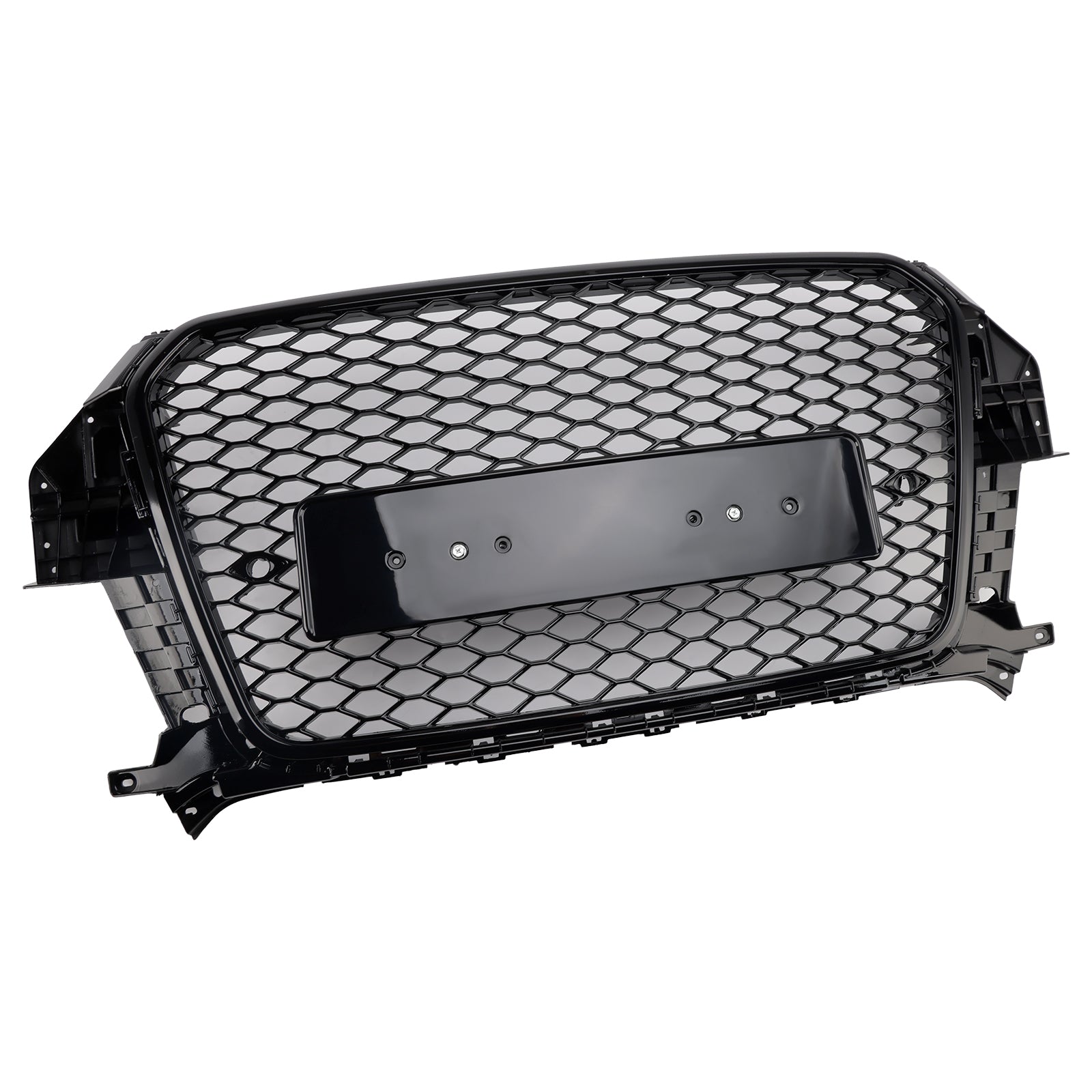 2011-2015 Audi Q3 S-Line RSQ3 Style Front Honeycomb Mesh Grille Gloss Black
