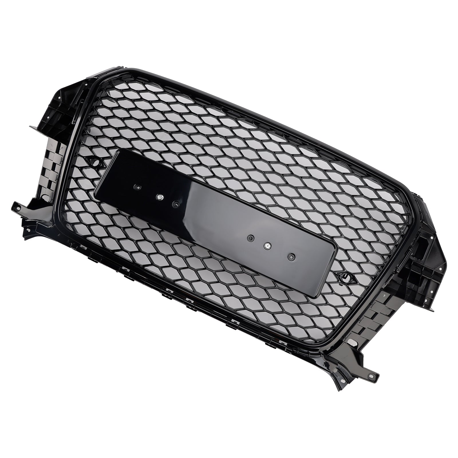 2011-2015 Audi Q3 S-Line RSQ3 Style Front Honeycomb Mesh Grille Gloss Black