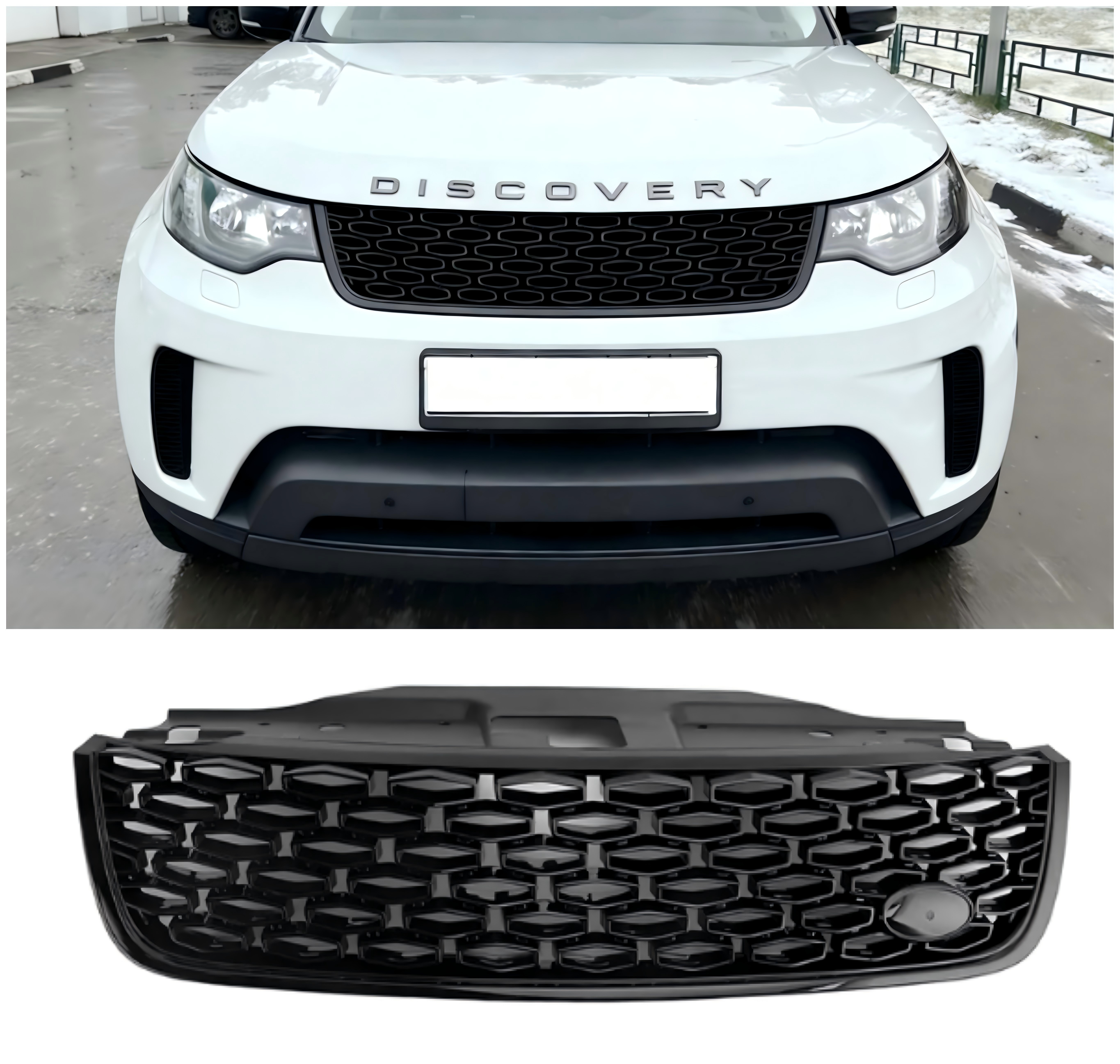Dynamic Style 2017-2020 Land Rover Discovery 5 L462 Front Grille Black