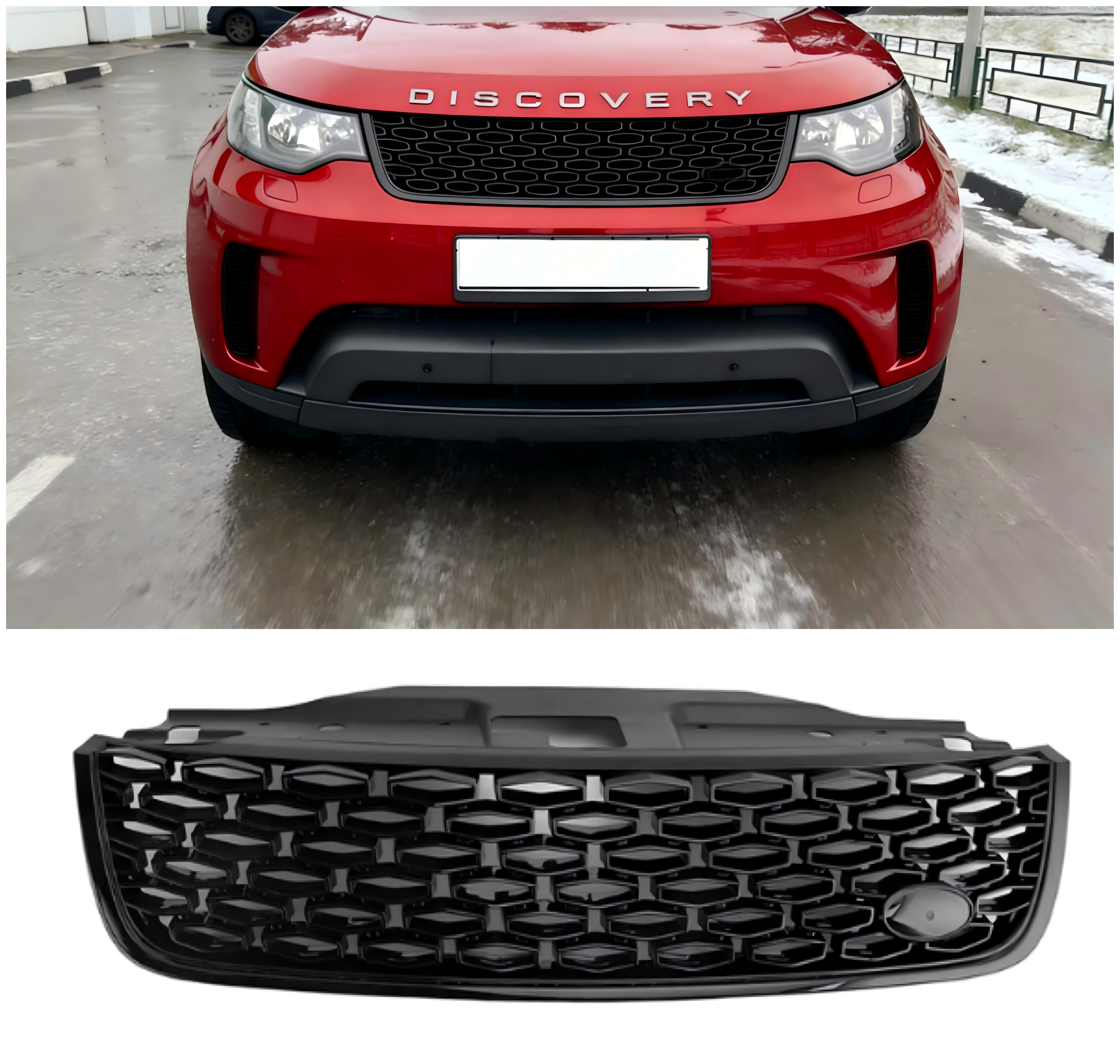 Dynamic Style 2017-2020 Land Rover Discovery 5 L462 Front Grille Black