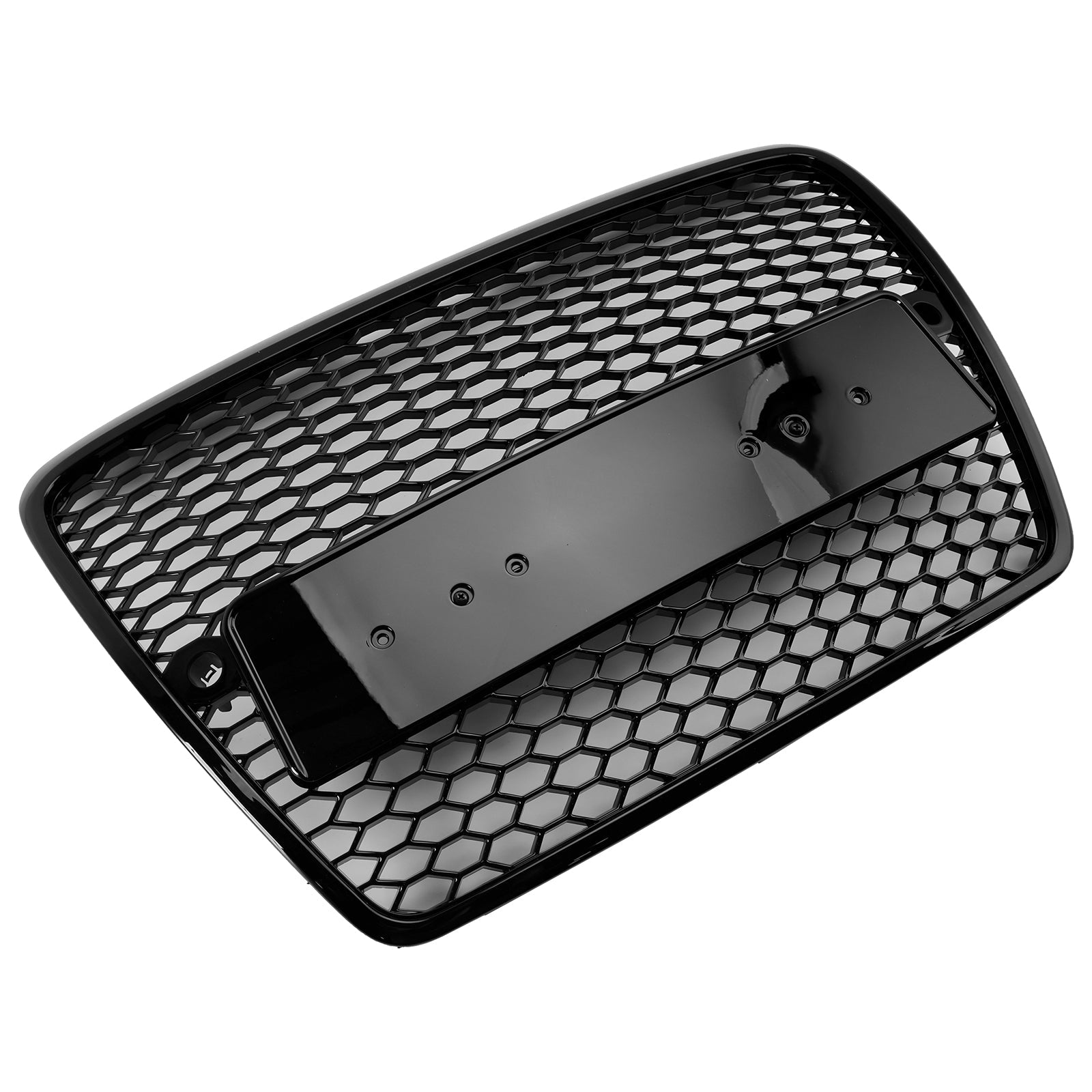2004 2005 2006 2007 2008 Audi A6 C6 Pre-Facelift Black Front Honeycomb Bumper Grill Grille