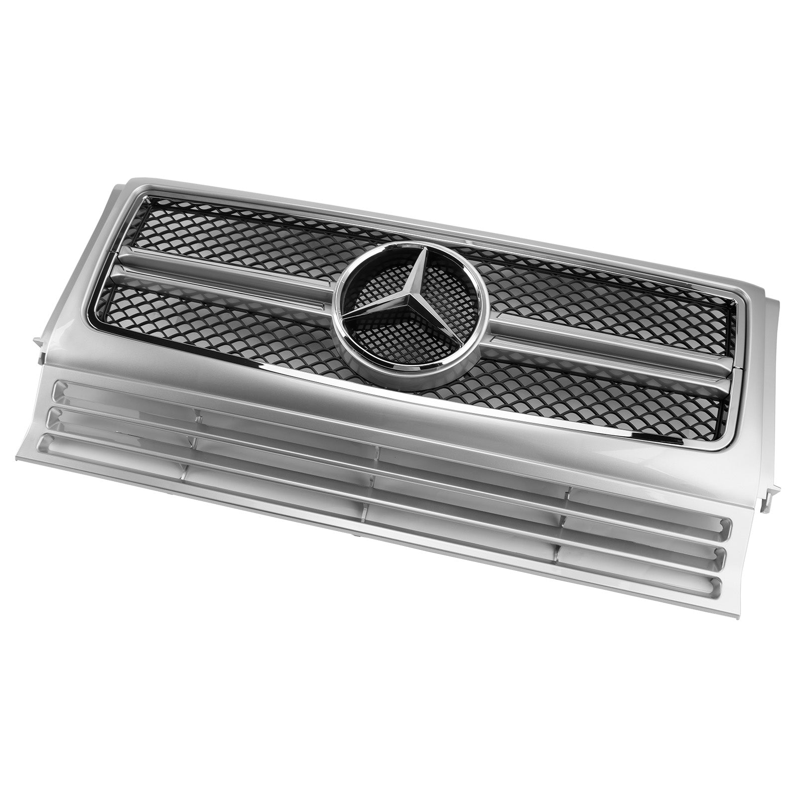 1990-2018 Mercedes Benz W463 Chrome Black Front Bumper Grille Grill Generic