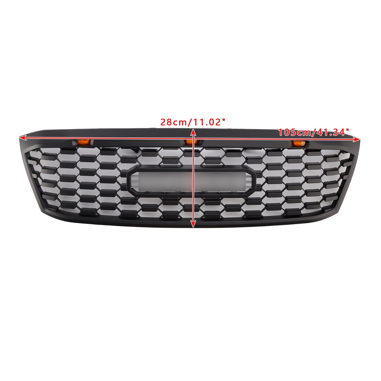 2005-2011 Toyota Hilux N70 Pre-Facelift with LED Black Front Bumper Grill Grille