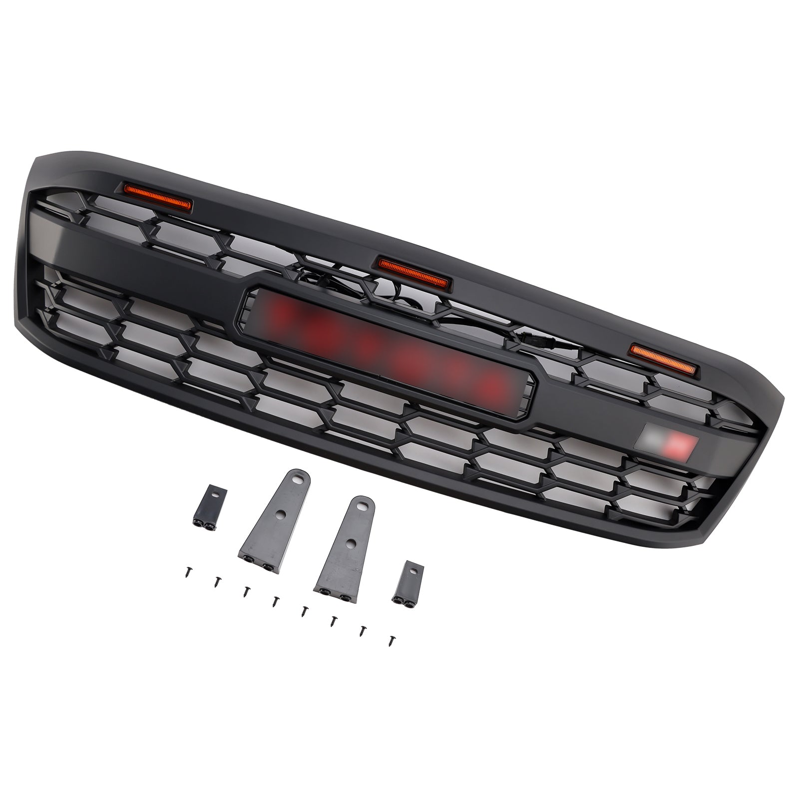 Toyota Hilux N70 Pre-Facelift 2005-2011 with LED GR Style Front Bumper Grill Grille