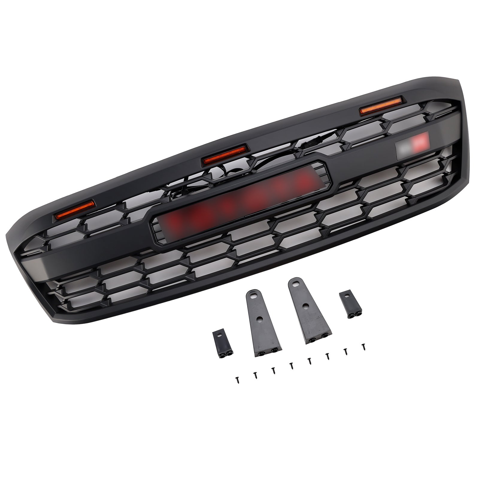 2005 2006 2007 2008 2009 2010 2011 Toyota Hilux N70 Pre-Facelift with LED GR Style Front Bumper Grill Grille