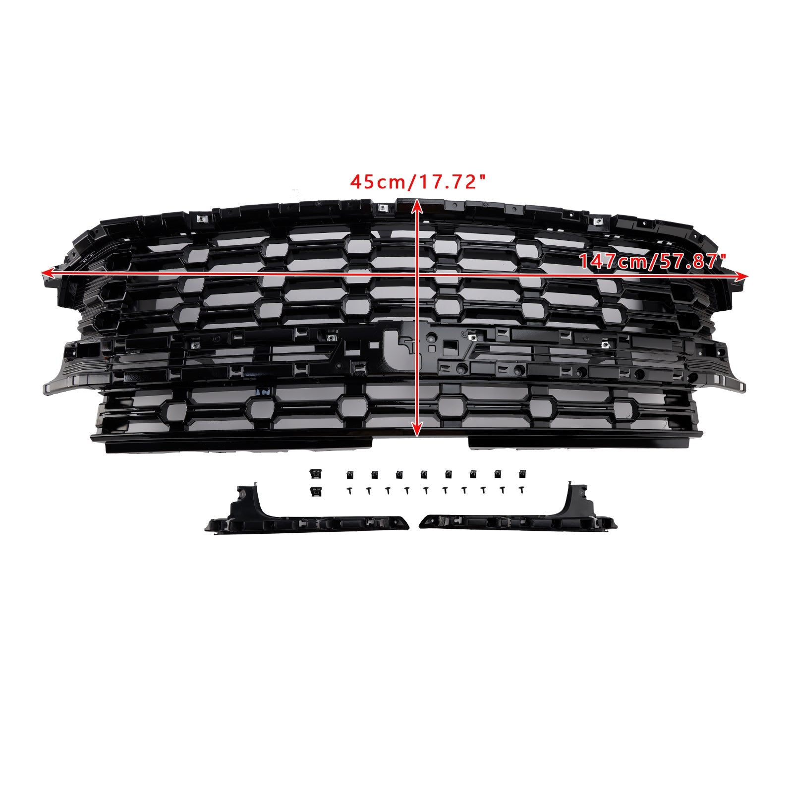 2021-2024 Chevrolet For Chevy Tahoe Z71-Look Front Bumper Grille Black