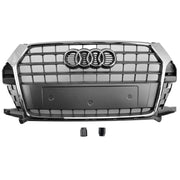 2016-2018 Audi Q3 8U Facelift Chrome Front Bumper Grill Grille 8U0853653M