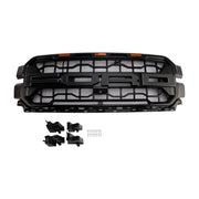 2024+ Ford F150 With LED Black Front Bumper Grille Grill