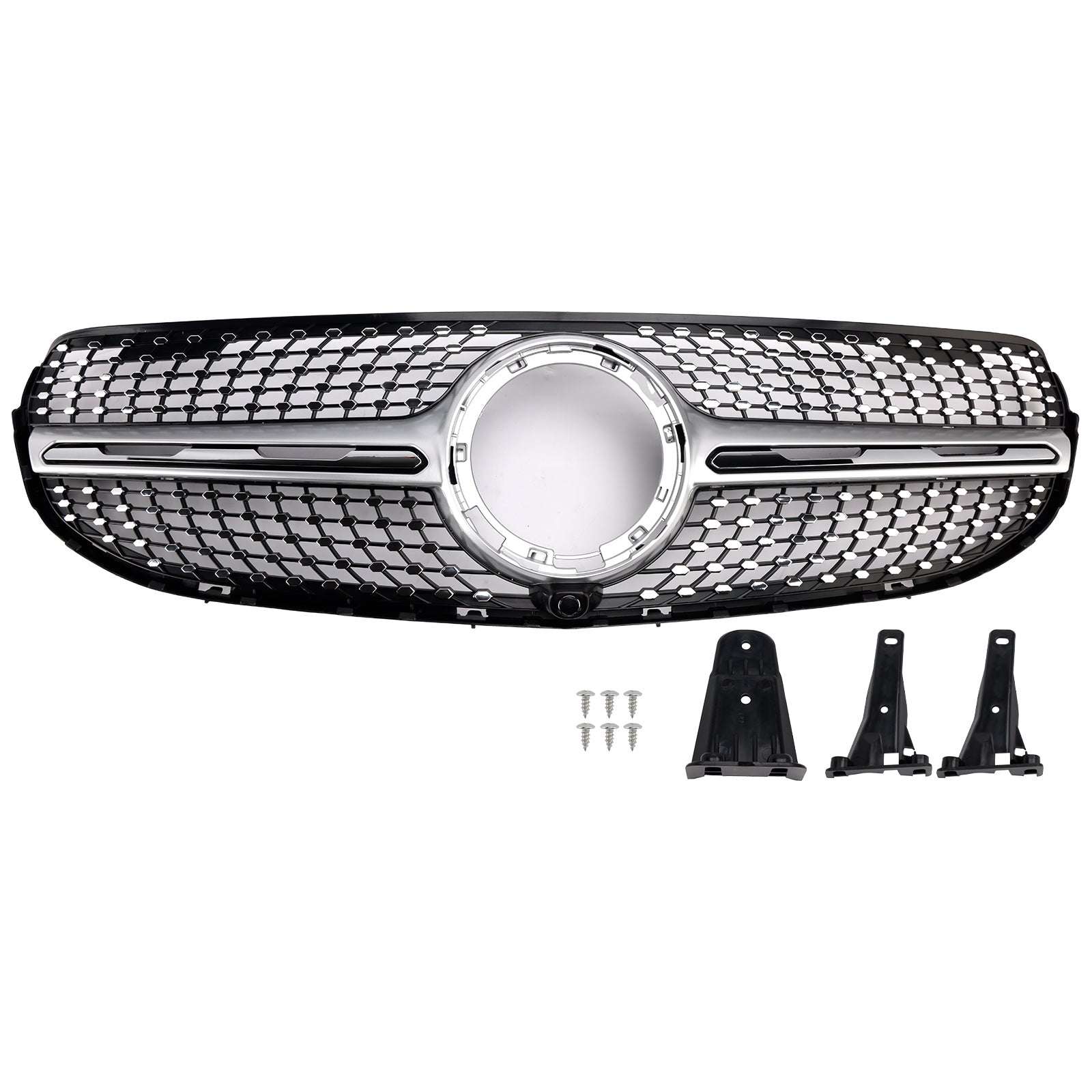 2020-2022 Fit Mercedes-Benz X253 GLC250 GLC300 GT-Style Front Bumper Grille
