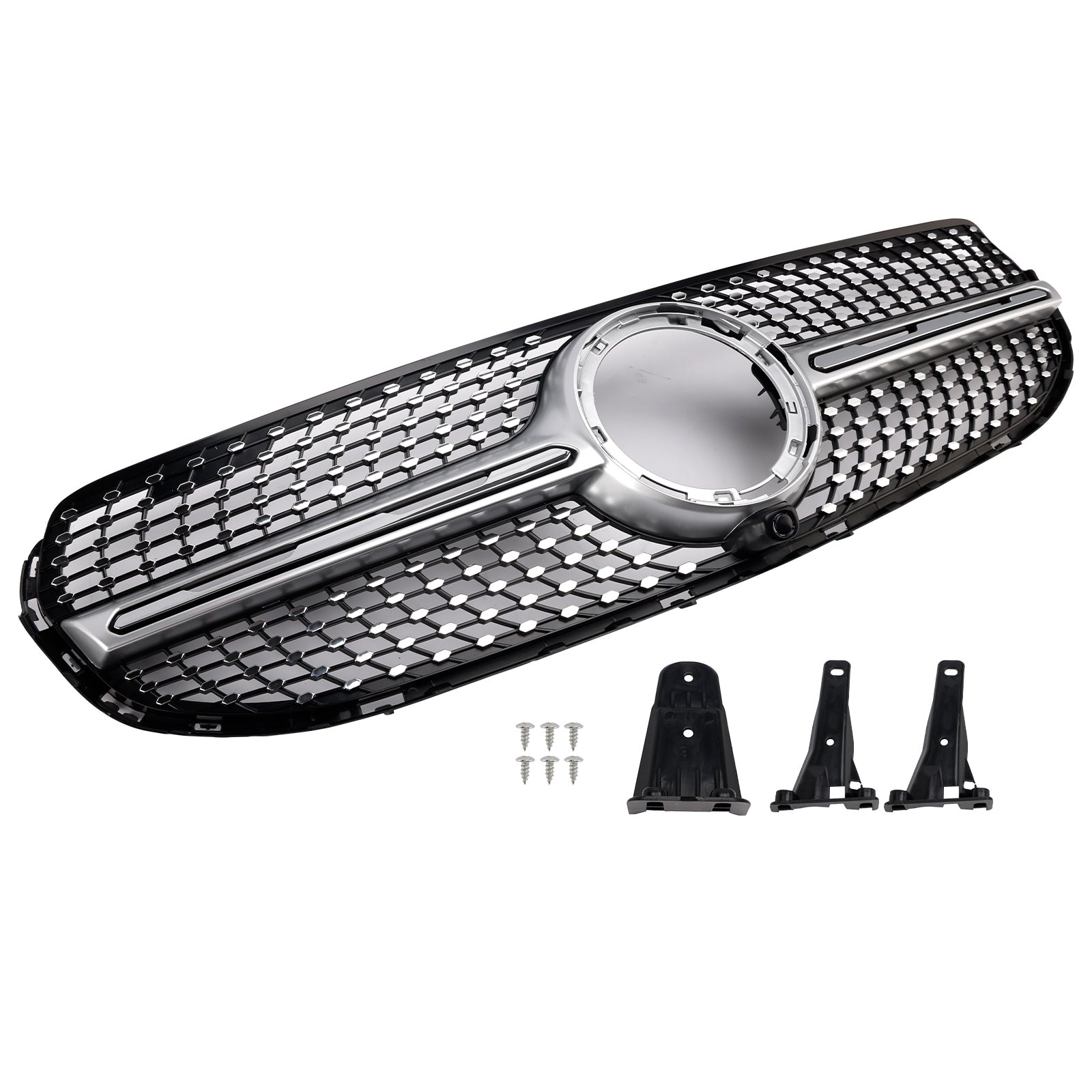 2020-2022 Fit Mercedes-Benz X253 GLC250 GLC300 GT-Style Front Bumper Grille