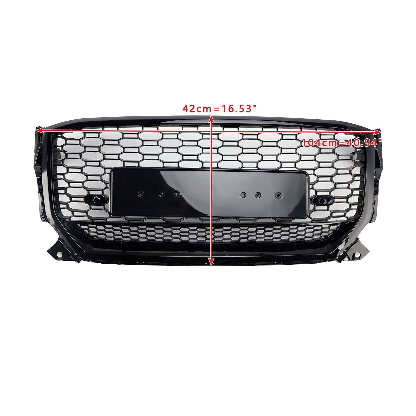 2016-2020 Audi Q2 Pre-Facelift Gloss Black Front Honeycomb Grille Grill