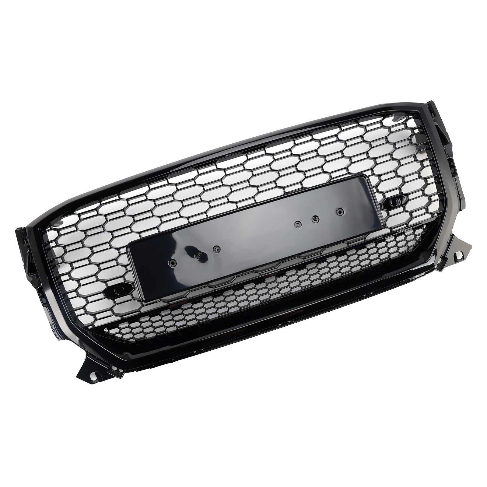 2016-2020 Audi Q2 Pre-Facelift Gloss Black Front Honeycomb Grille Grill