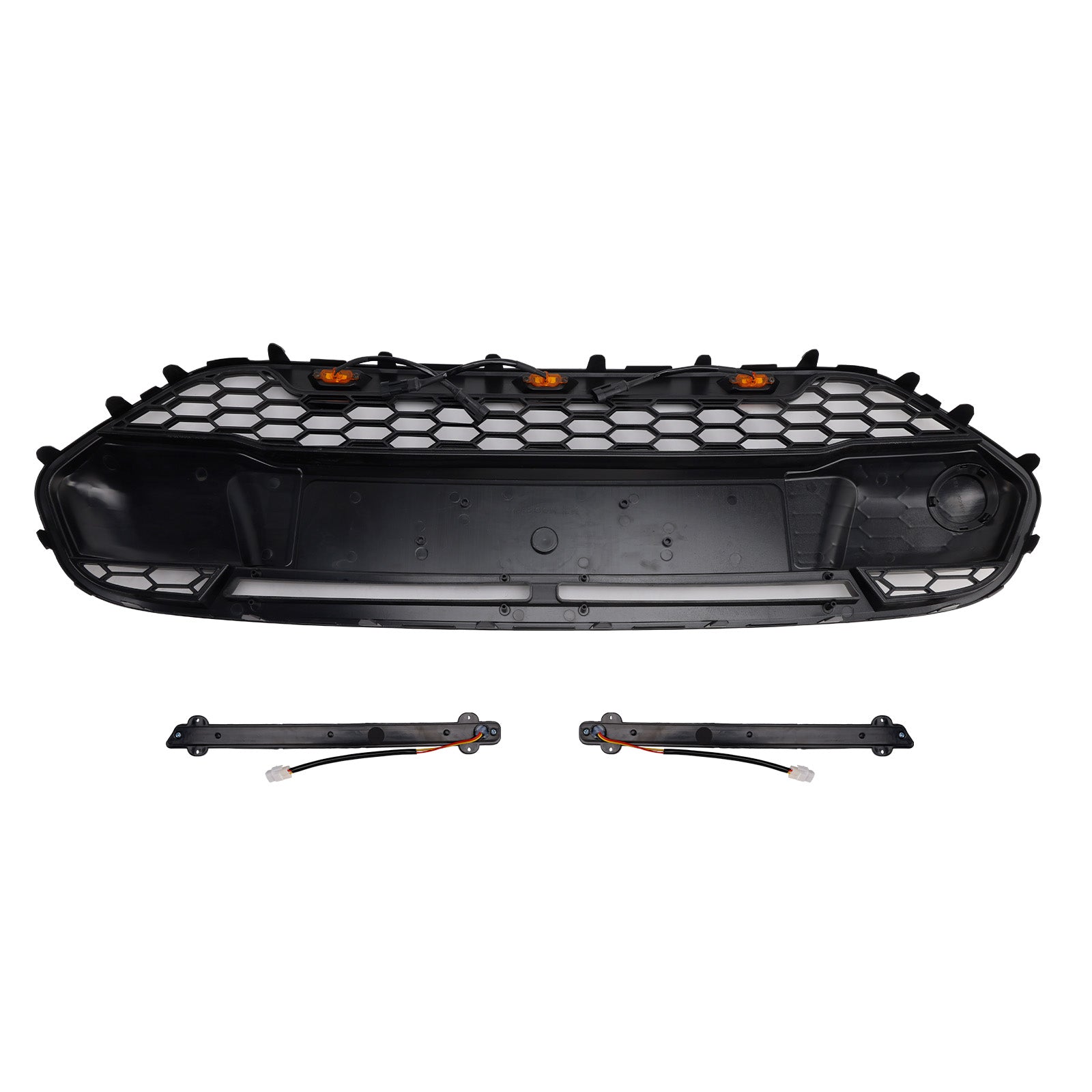 Ford Transit Connect 2014-2018 With LED Black Front Bumper Grill Grille
