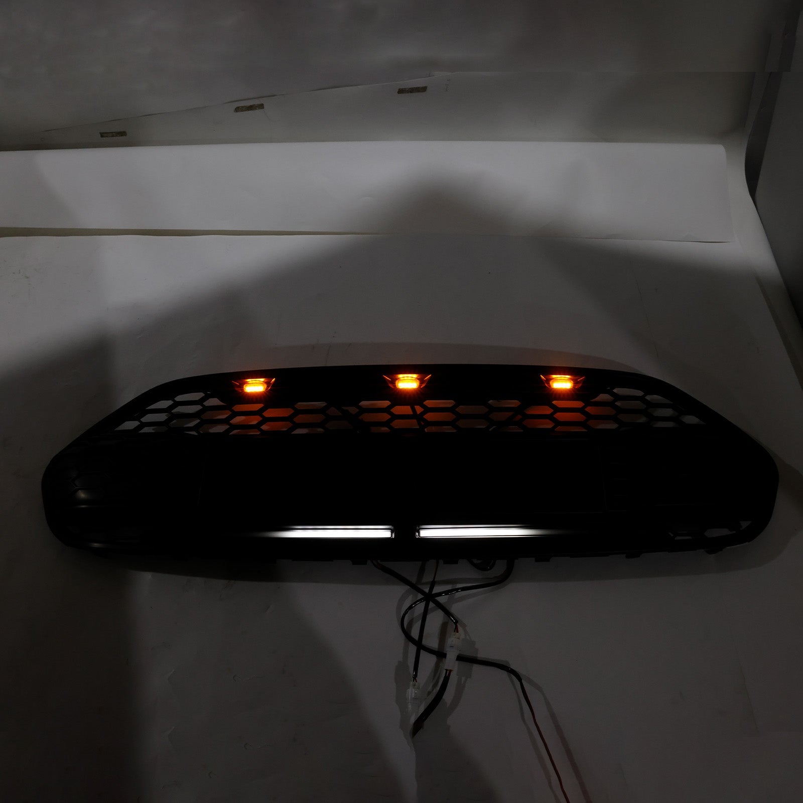 2014-2018 Ford Transit Connect W/LED Black Front Bumper Grill Grille