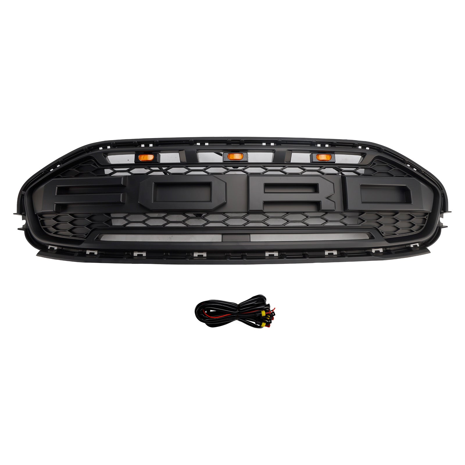 2019 2020 2021 2022 2023 Ford Transit Connect With LED Black Front Bumper Grill Grille