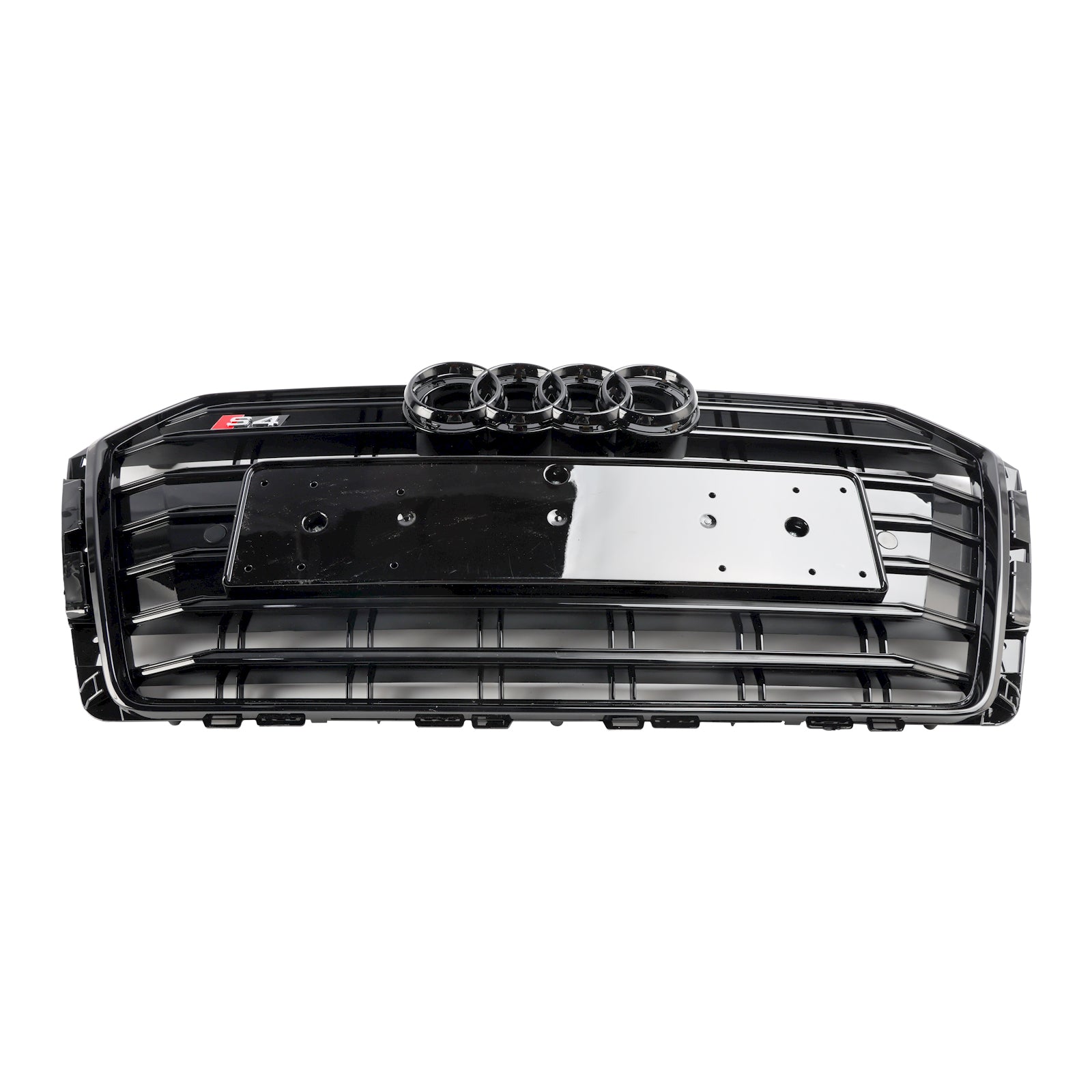 Audi A4/S4 B9 2017-2018 S4 Style Bumper Mesh Hex Grille Grill Black
