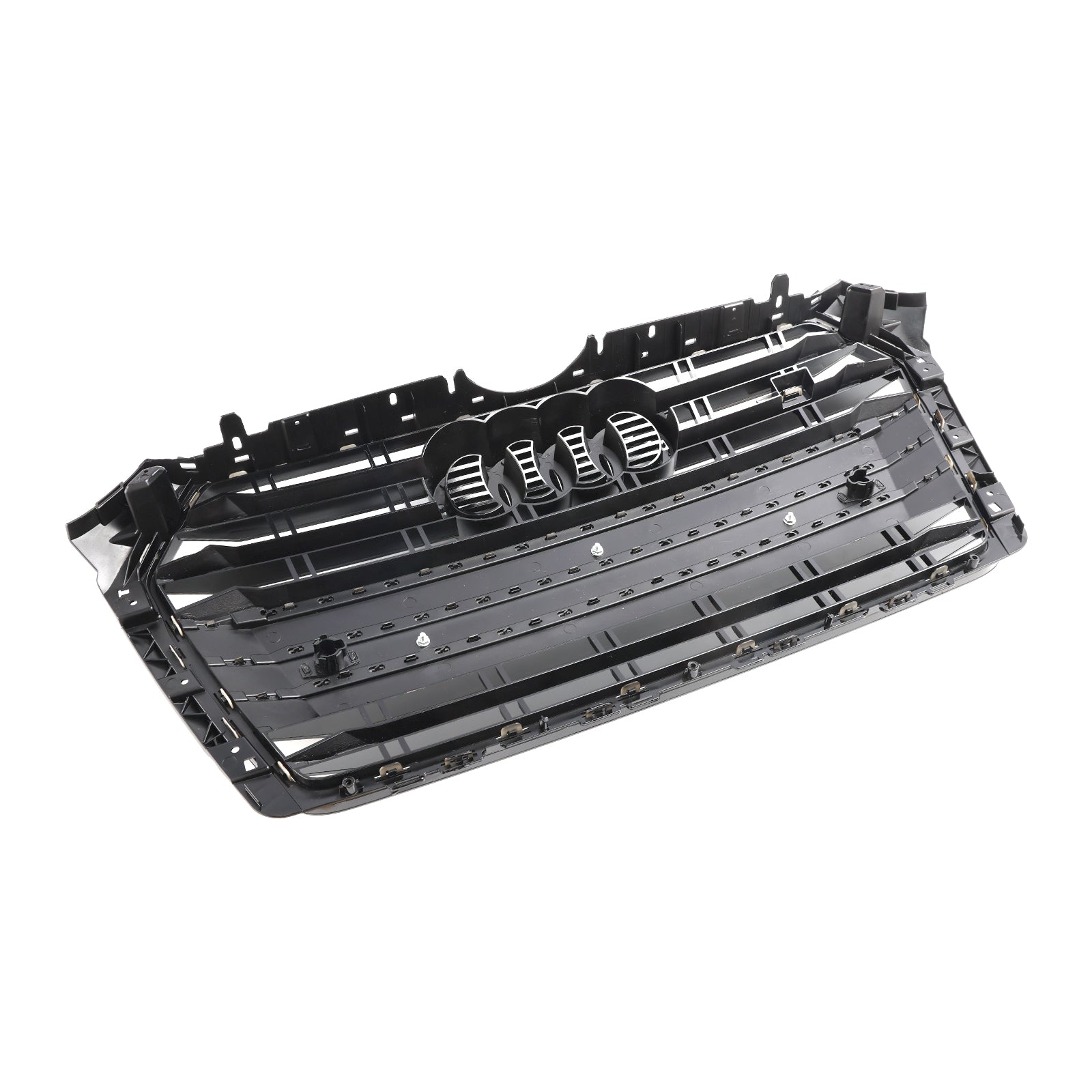Audi A4/S4 B9 2017-2018 S4 Style Bumper Mesh Hex Grille Grill Black