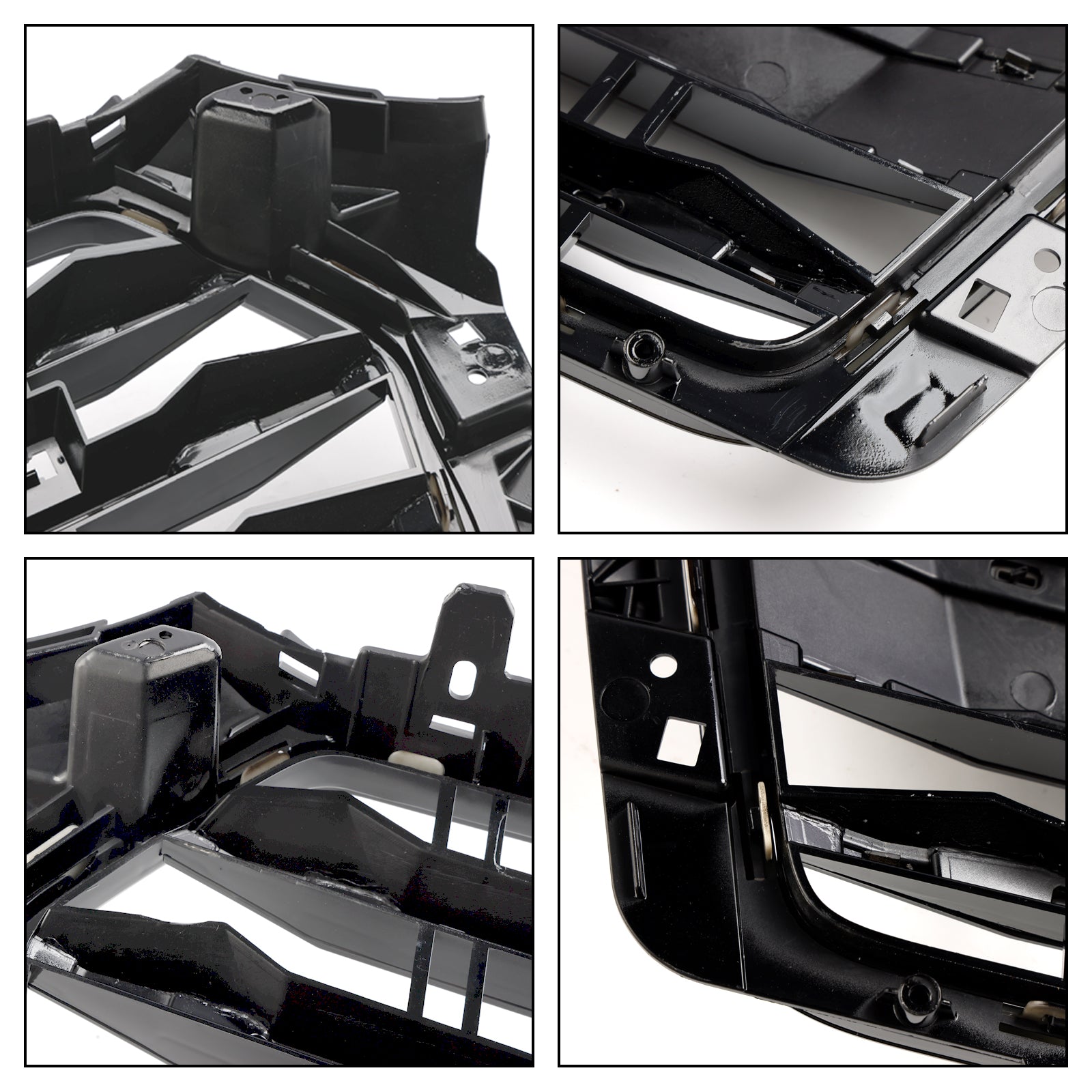 Audi A4/S4 B9 2017-2018 S4 Style Bumper Mesh Hex Grille Grill Black