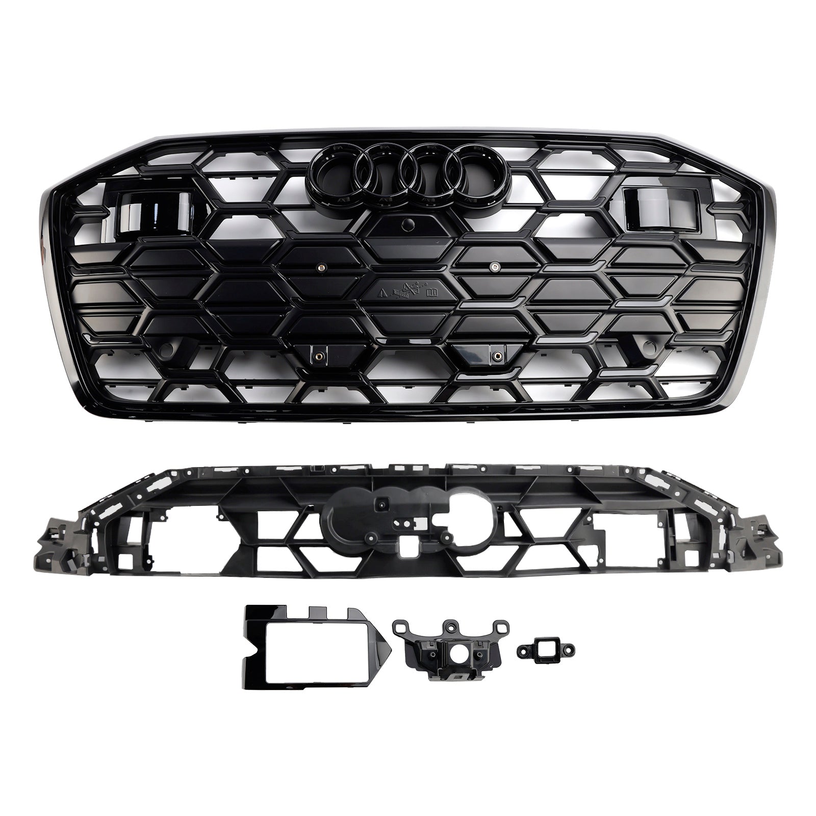 2019 2020 2021 2022 2023 Audi A6 S6 Black Front Bumper Grille Grill 4K0853651T