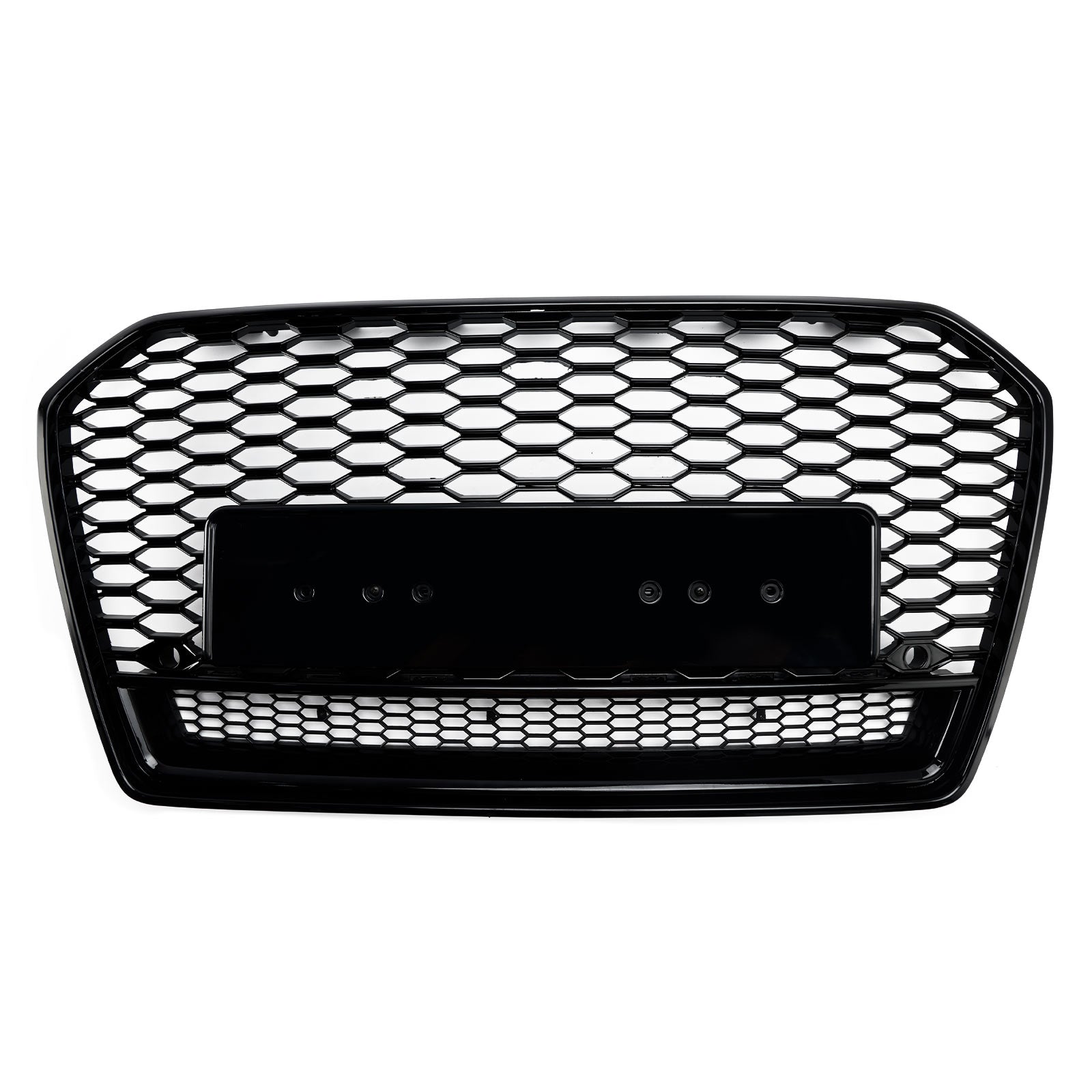 2016-2018 Audi A6 (C7) C7PA Facelift RS6 Style Honeycomb Mesh Front Grill Grille Black