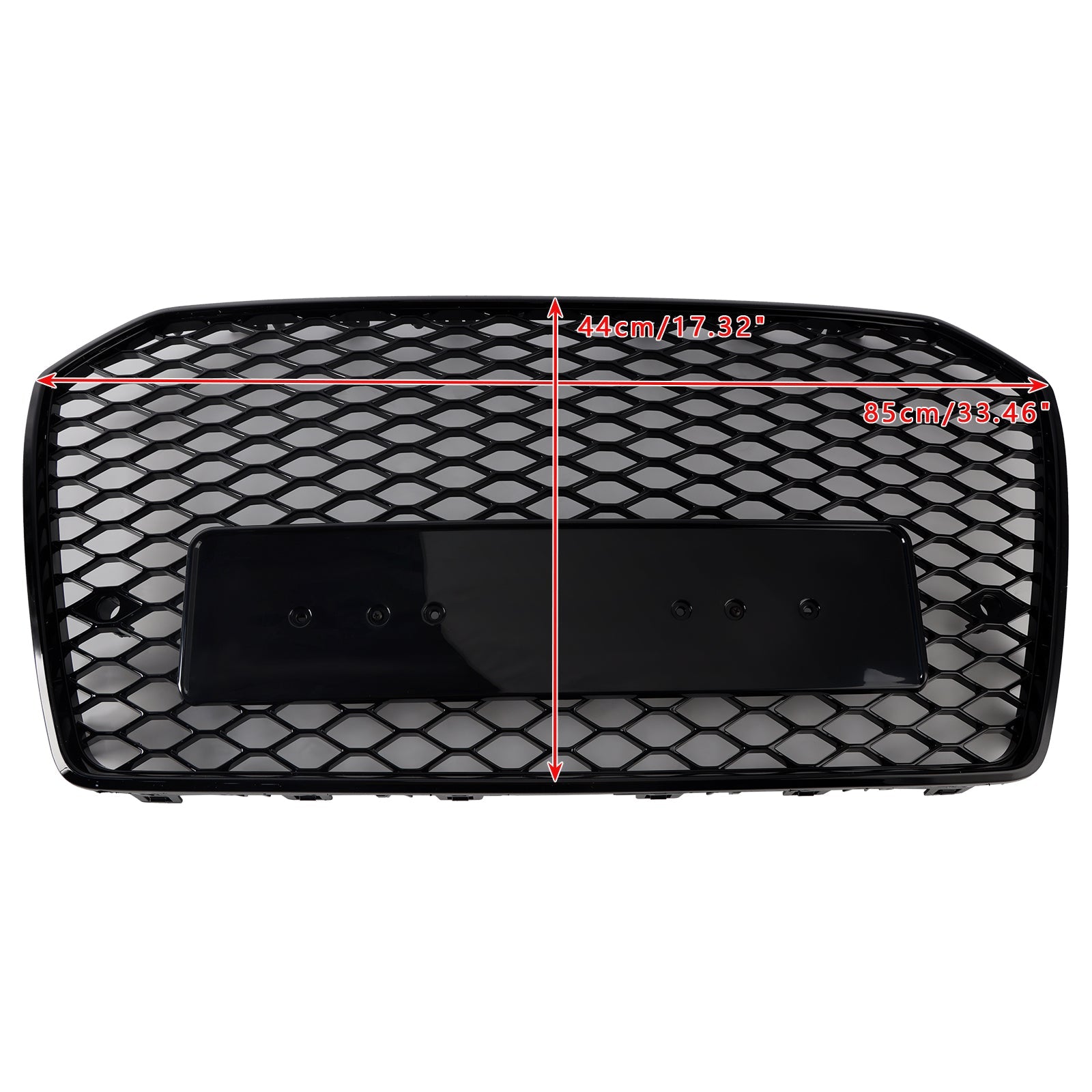 2016 2017 2018 Audi A6 S6 C7 RS6 Style Front Honeycomb Mesh Grille Grill Black