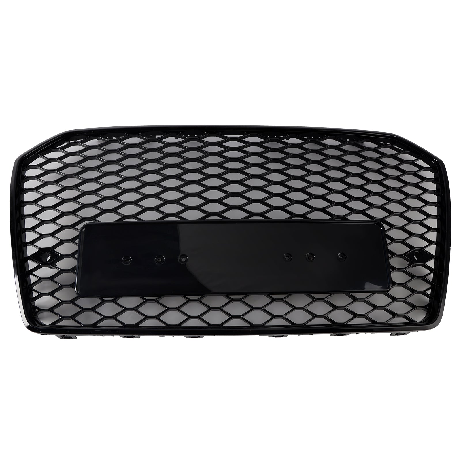 2016 2017 2018 Audi A6 S6 C7 RS6 Style Front Honeycomb Mesh Grille Grill Black