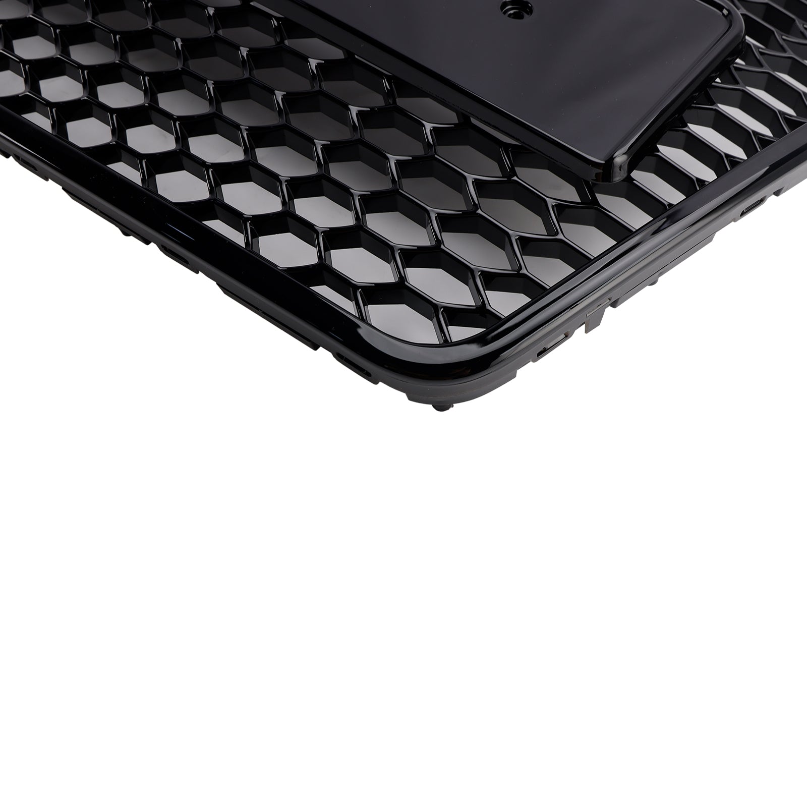 2008 2009 2010 2011 Audi A6 C6 Facelift Black Front Honeycomb Bumper Grill Grille