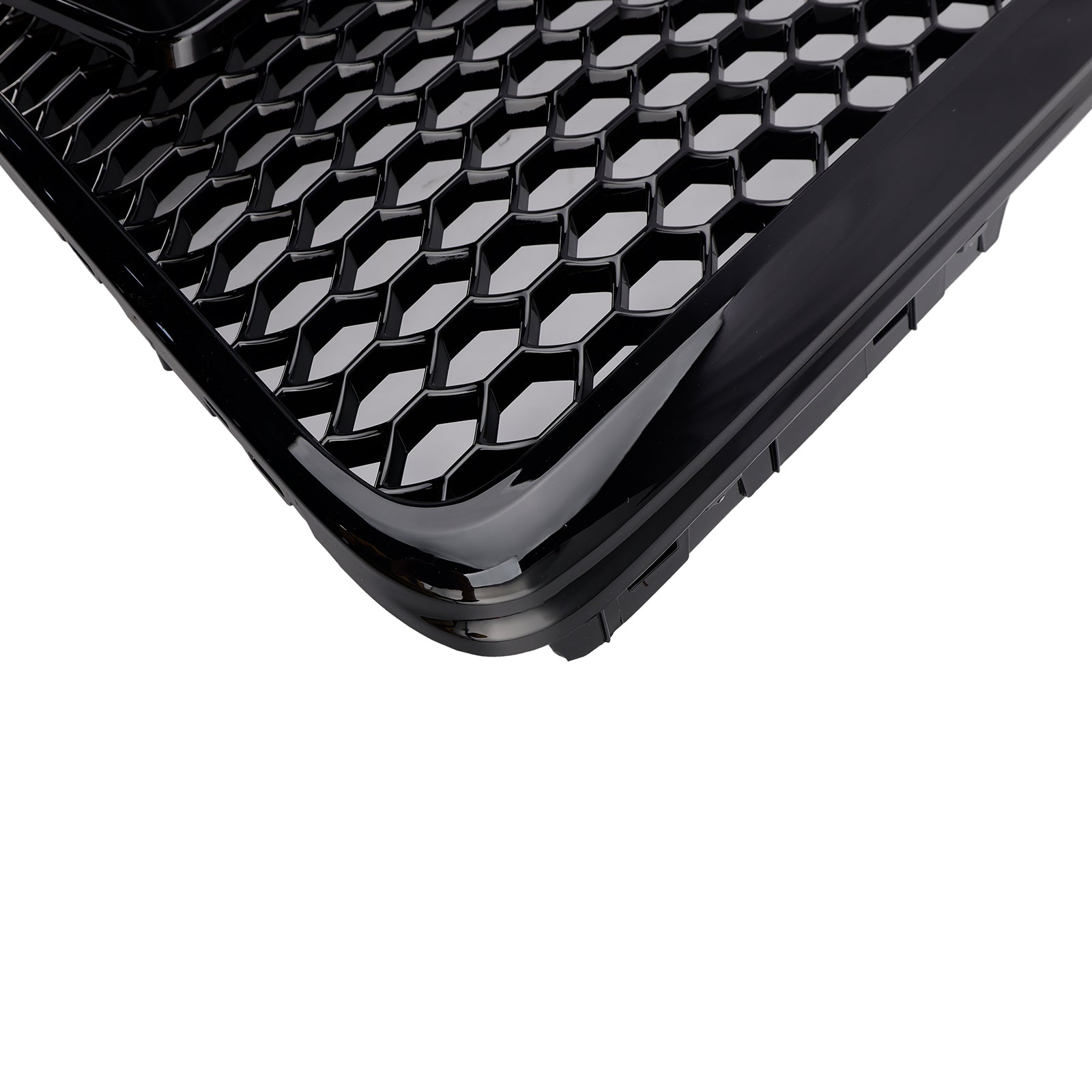 2008 2009 2010 2011 Audi A6 C6 Facelift Black Front Honeycomb Bumper Grill Grille