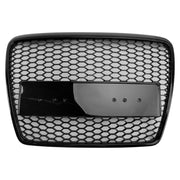 2008 2009 2010 2011 Audi A6 C6 Facelift Black Front Honeycomb Bumper Grill Grille