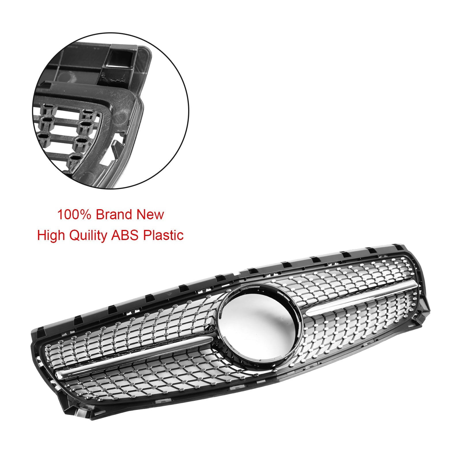 2011 2012 2013 2014 Mercedes Benz B-Class W246 Front Bumper Grill Grille Diamond A2468850722