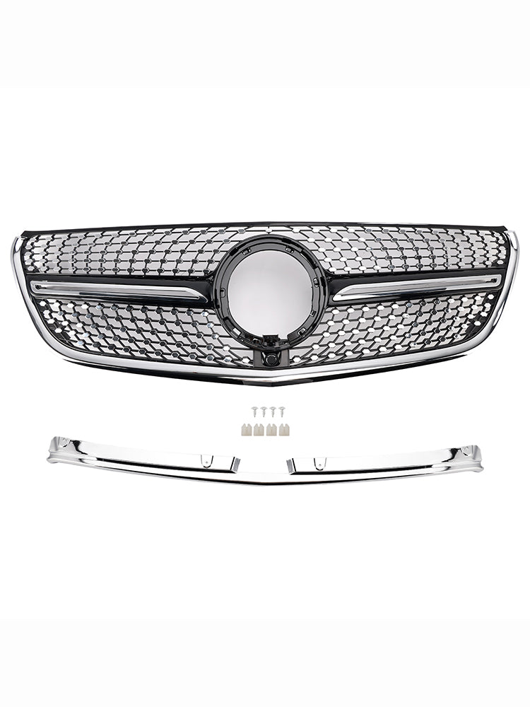 2014-2023 Mercedes Vito W447 Chrome Front Bumper Grill Grille Diamond