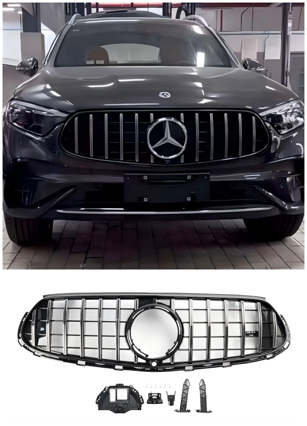 2022 2023 2024 Mercedes GLC X254 C254 with AMG-Line Front Bumper Upper Grill Grille