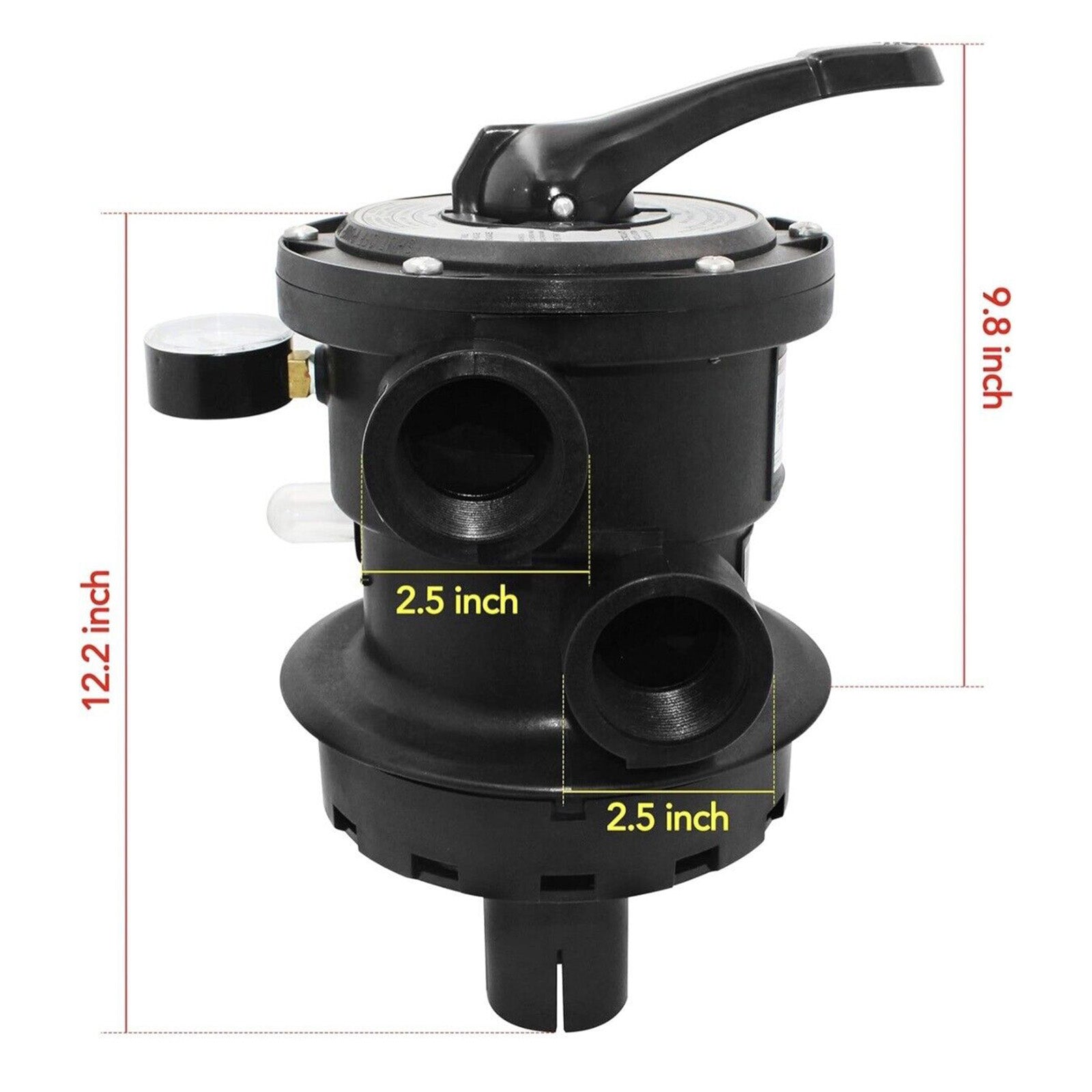 SP0714T Vari-Flo Control 1-1/2" FIP Top Mount Multiport Valve For Hayward