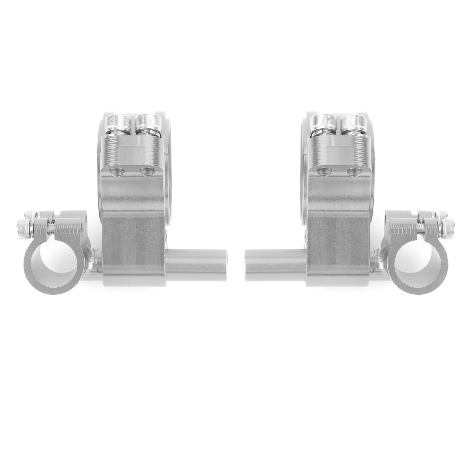 Universal Adjustable Rotatable CNC Billet Clip Ons Fork Tube Handlebar Kit 52mm