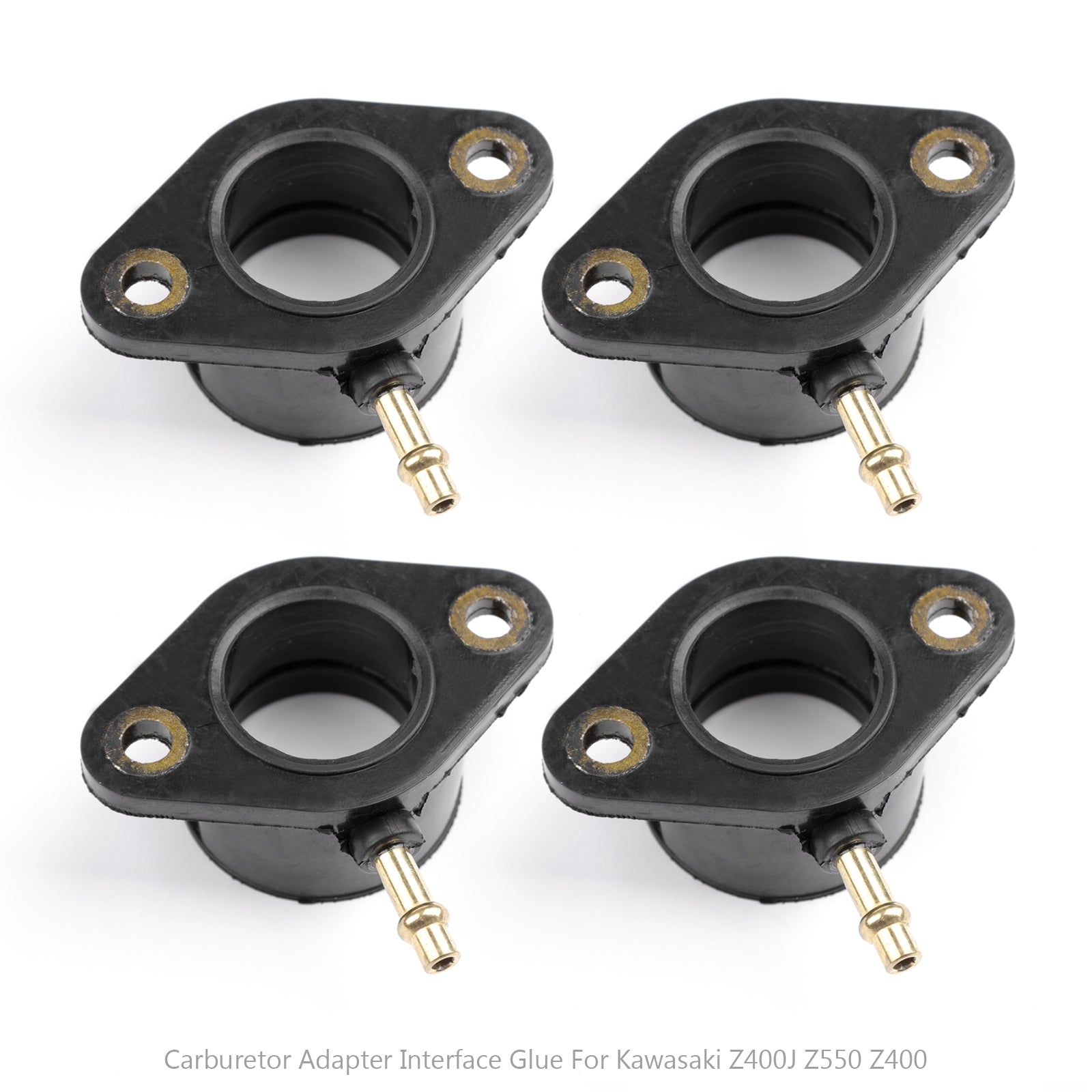 4x Carb Intake Manifold Boots For Kawasaki Z400J KZ500B KZ550 Ltd 16065-1014 Generic