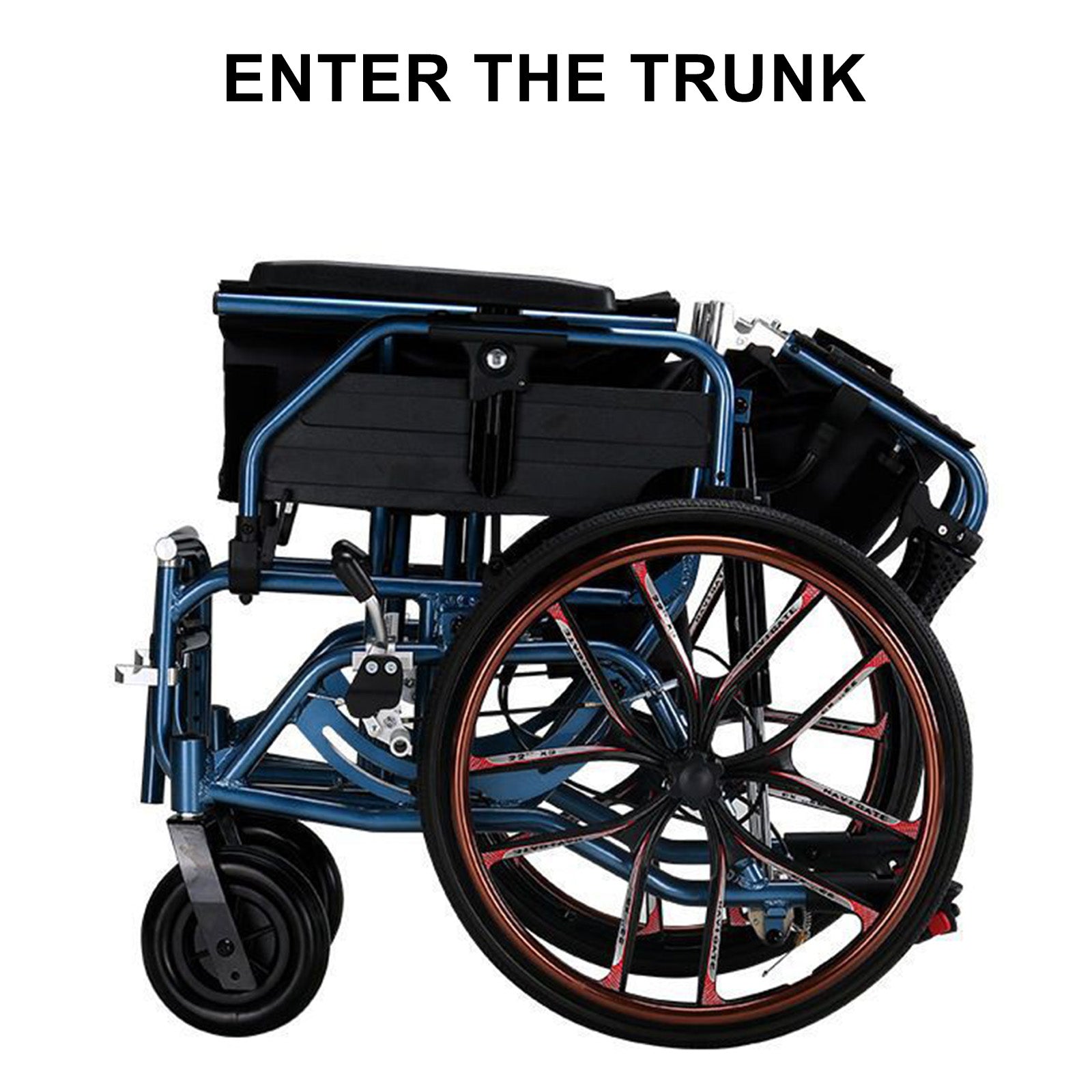 Zero-Gravity Reclining Wheelchair with Dual-Pressure Frame Adjustable Leg Support  and Magnesium Alloy Shock-Absorbing Wheels – Comfortable