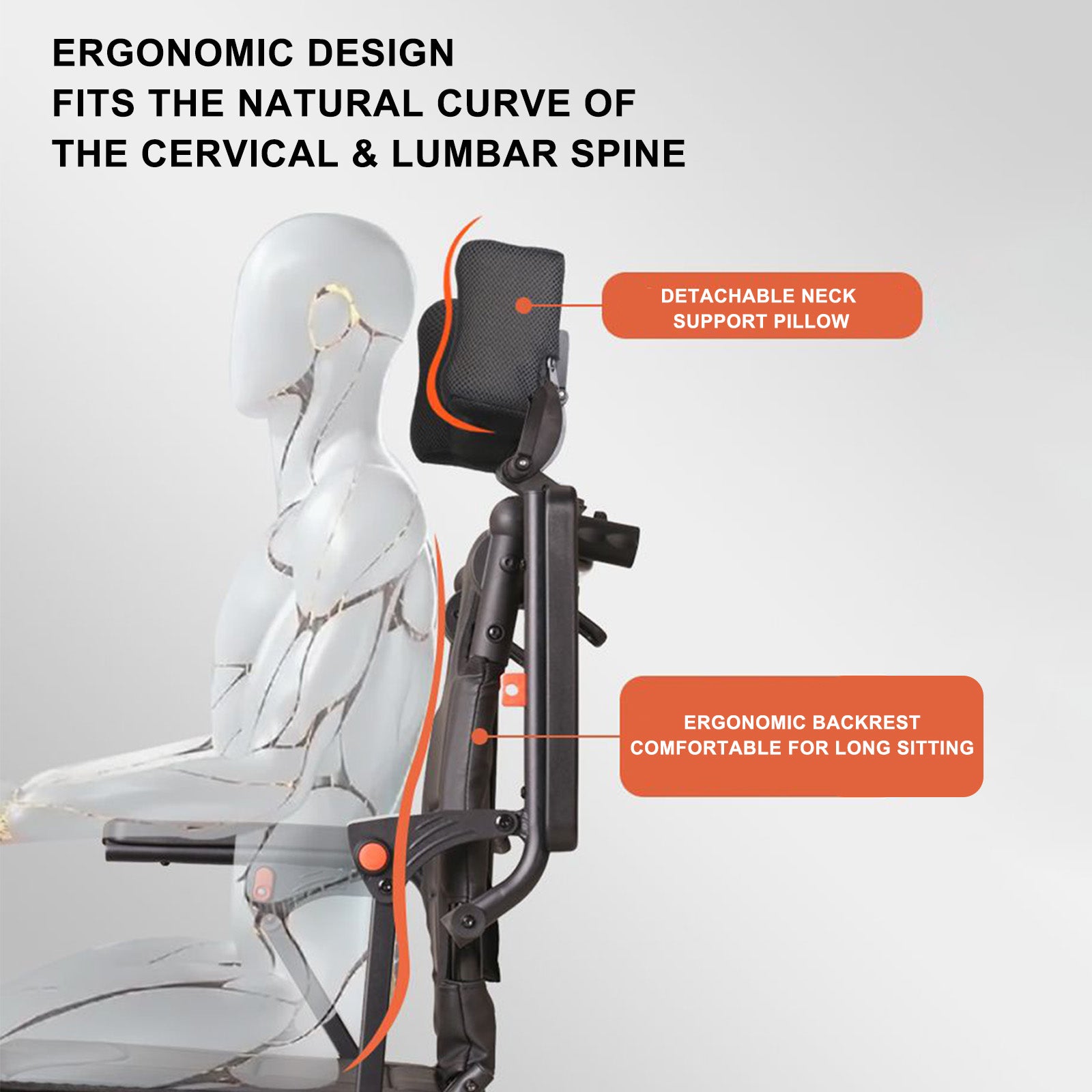Foldable Manual Wheelchair with Lightweight Aluminum Alloy Frame Shock-Absorbing Honeycomb Wheels