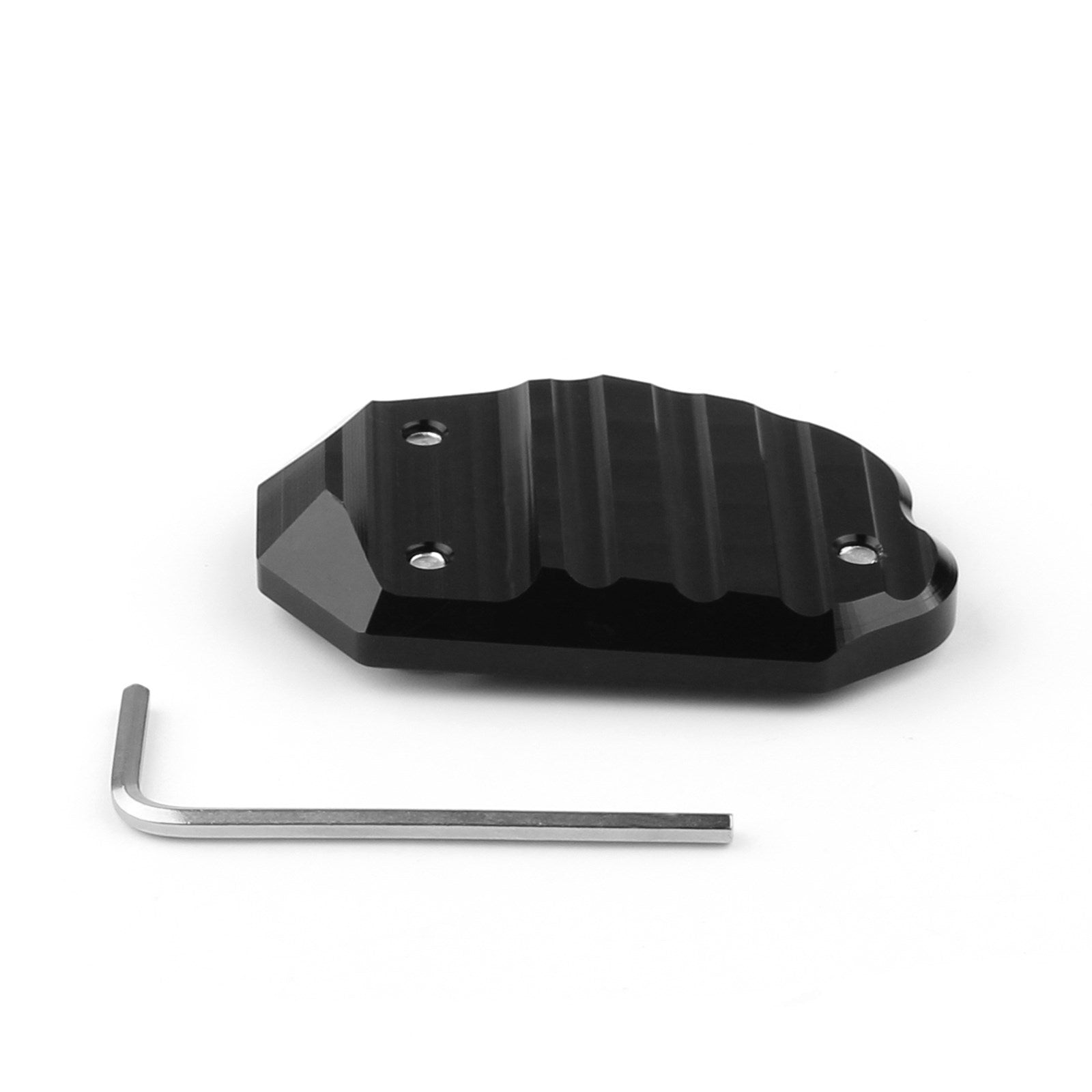 Side Stand Kickstand Plate Pad For Kawasaki ZX 6R 10R Z1000 ER6N/F Z800 VERSYS B